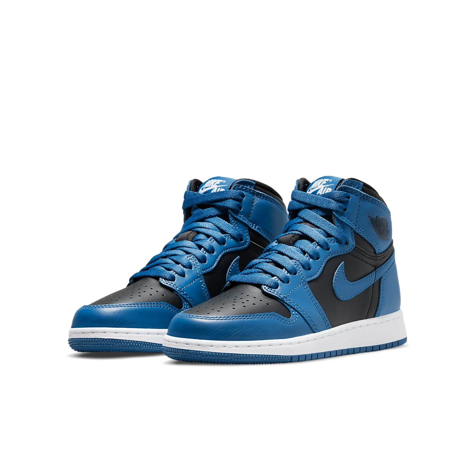 (GS)  Retro High OG 'Dark Marina Blue' 575441-404