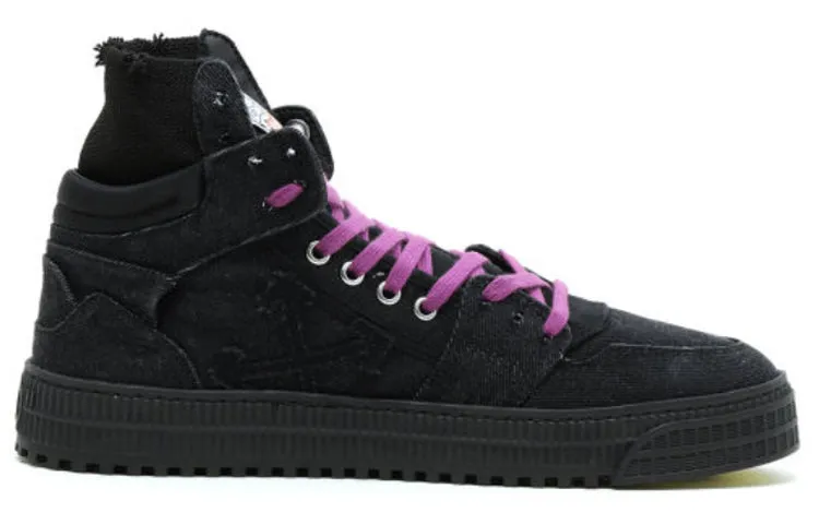O-W Off-Court High Top Sneakers /Purple OMIA065E20FAB0011000