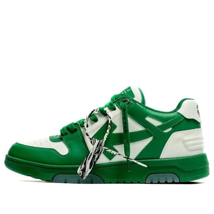 O-W Out of Office Low 'Dirty White Green' OMIA189R21LEA0010455