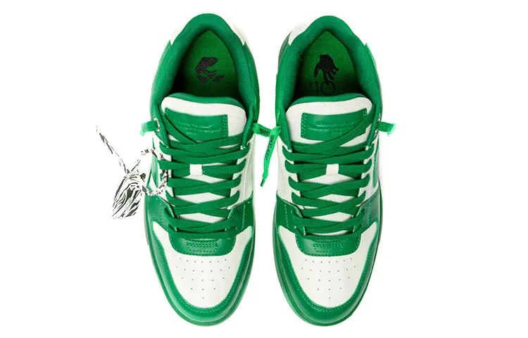 O-W Out of Office Low 'Dirty White Green' OMIA189R21LEA0010455