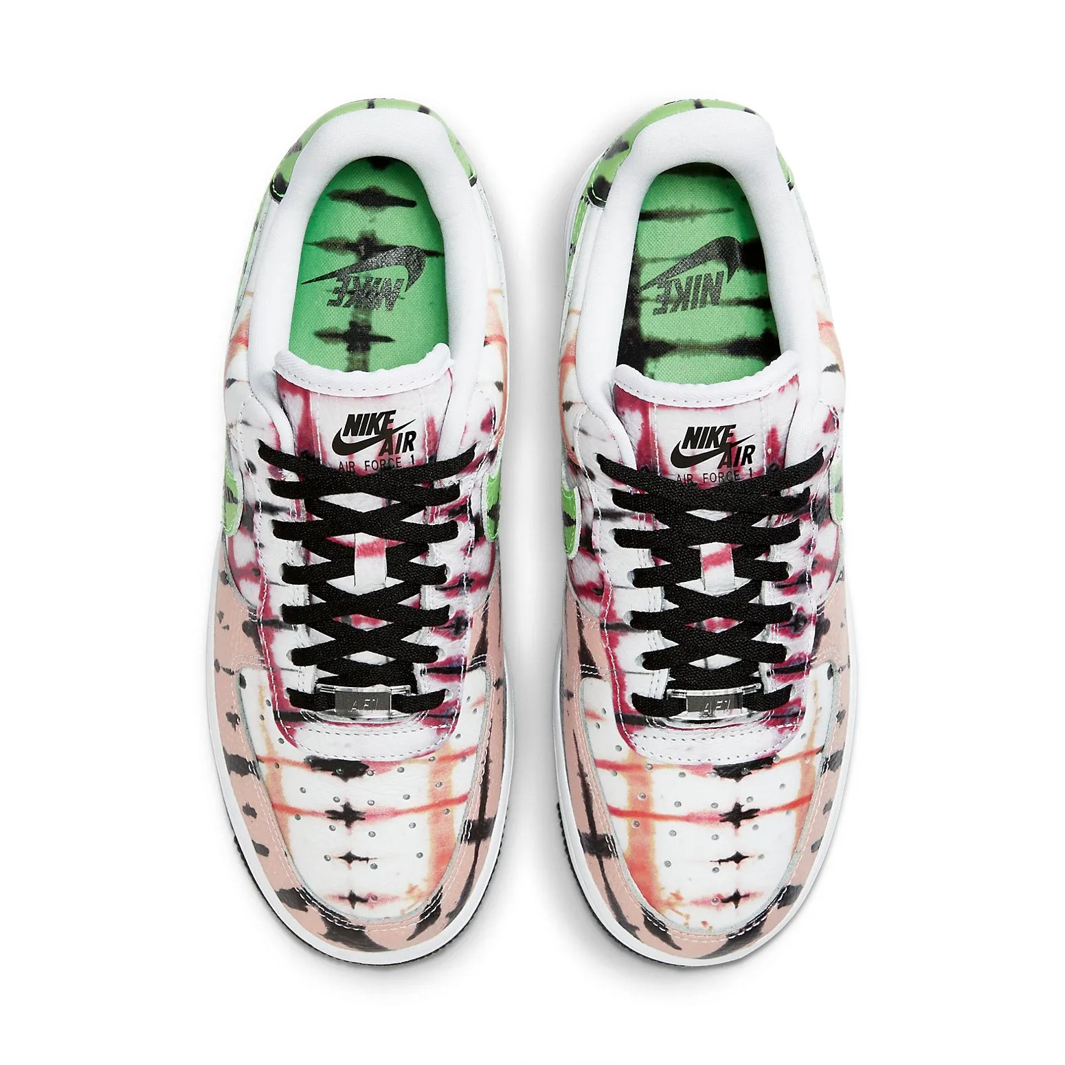 (WMNS) Nk AF 1 'Black Tie Dye' CW1267-101