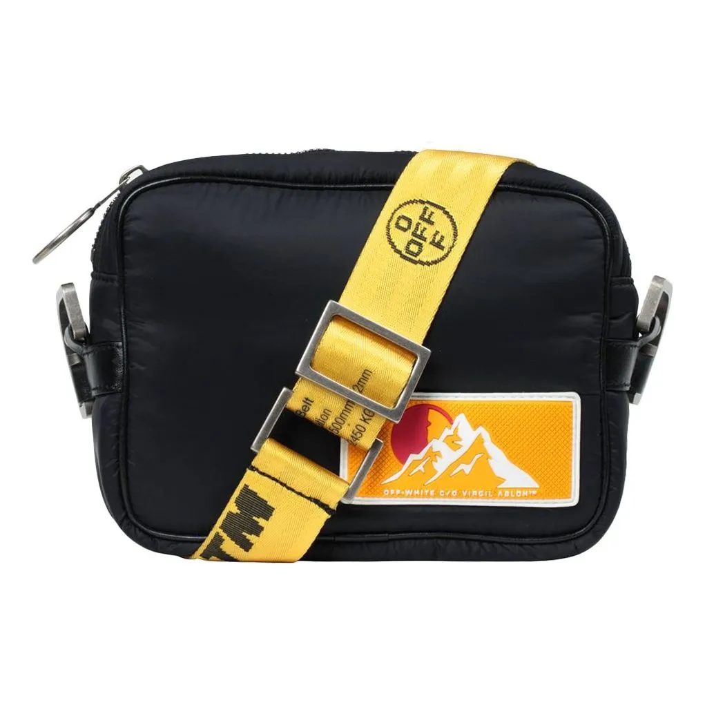 O-W Puffy Crossbody Bag Shoulder Messenger Bag Black OMNA049F19F430021000