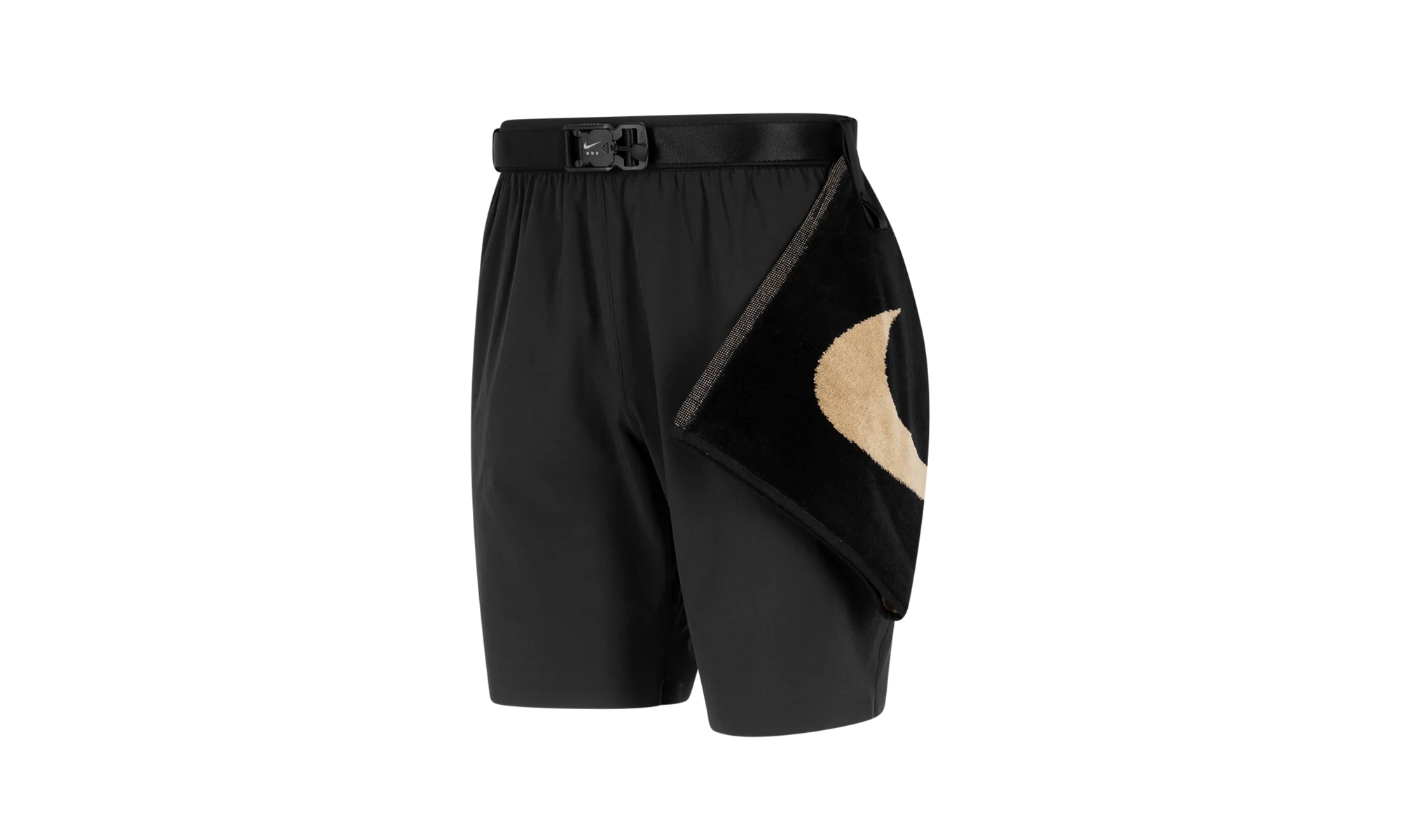 Solid Color Belt Straight Shorts