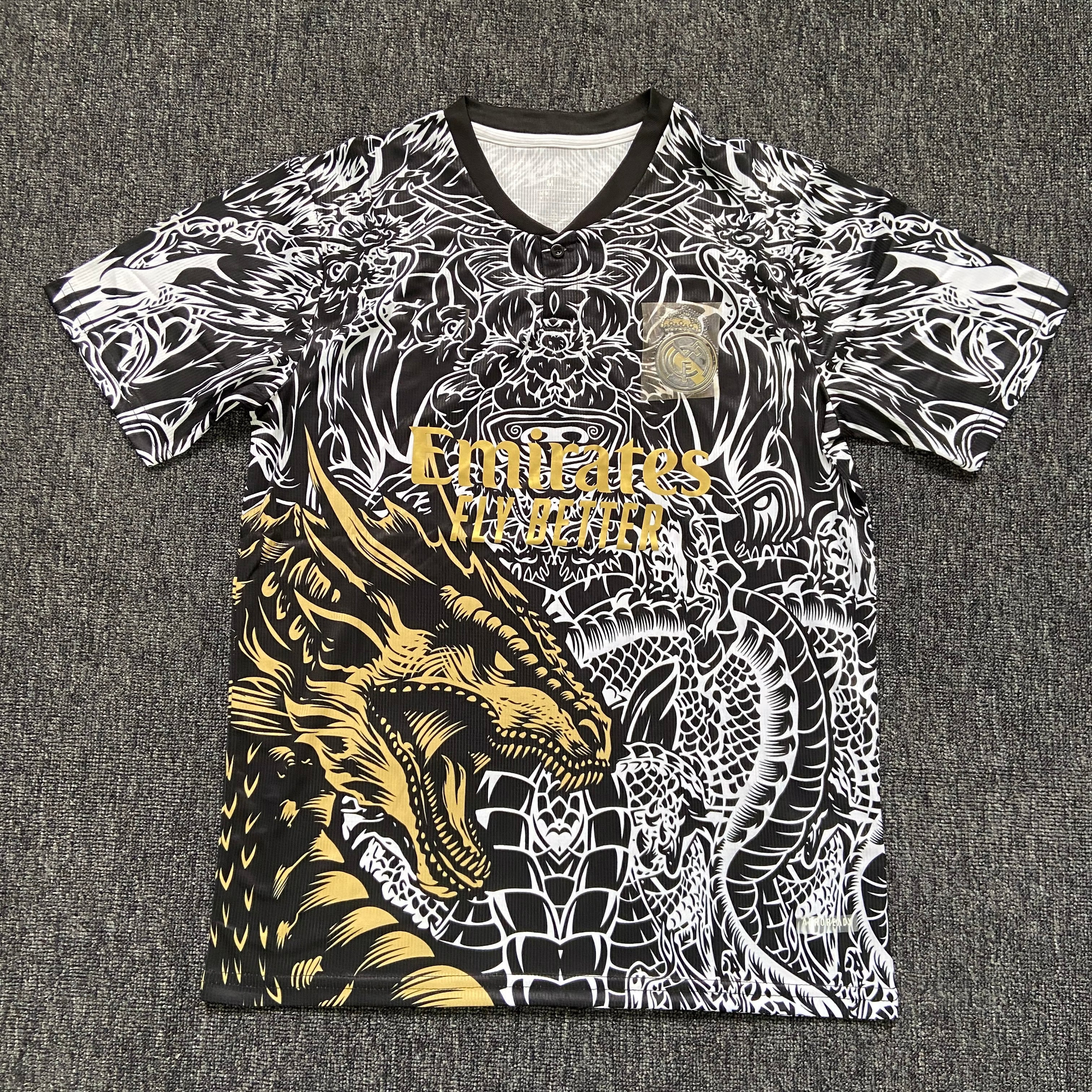 2025-26 Real Madrid Special Gold Dragon S-2XL