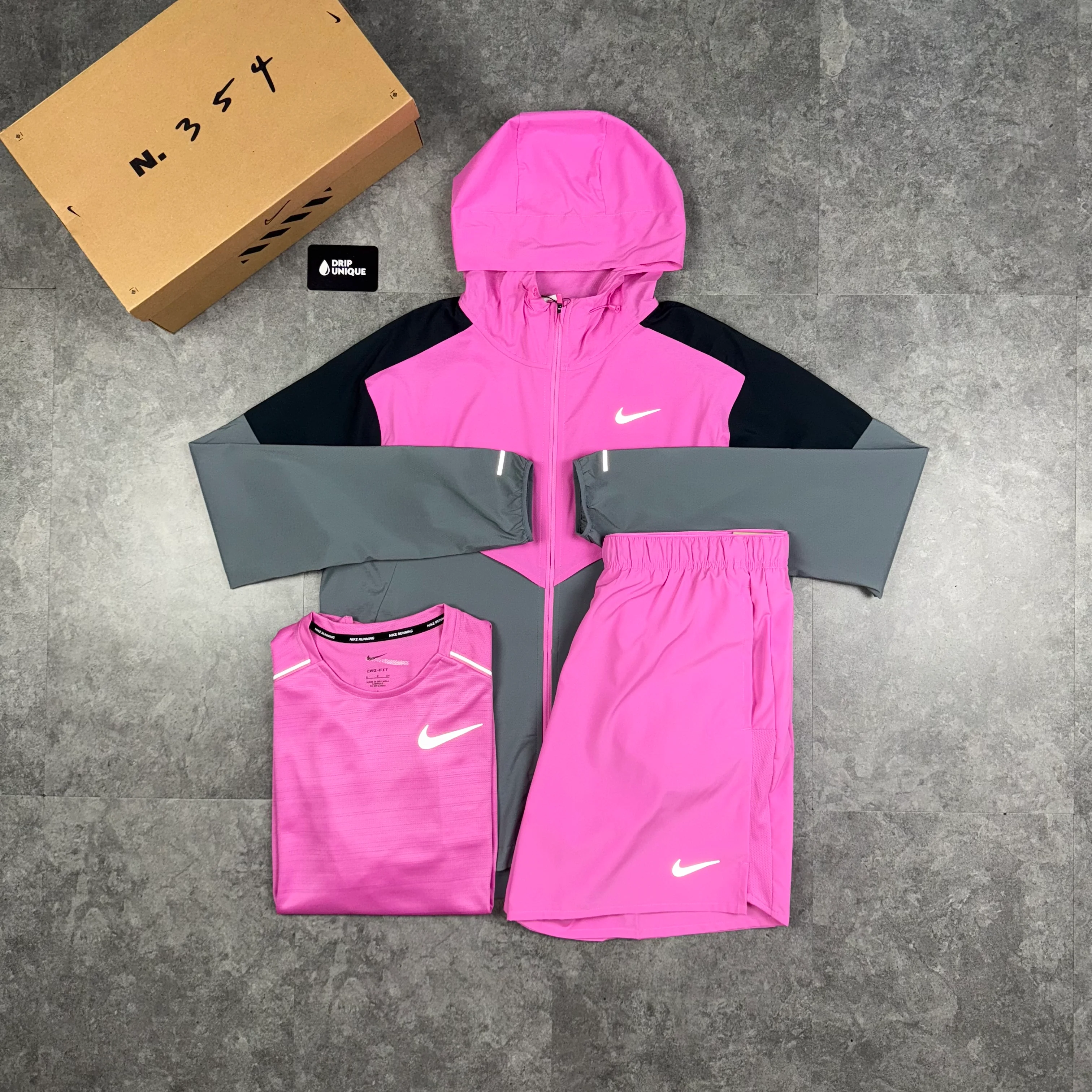 NK UV Windrunner Playful Pink Bundle