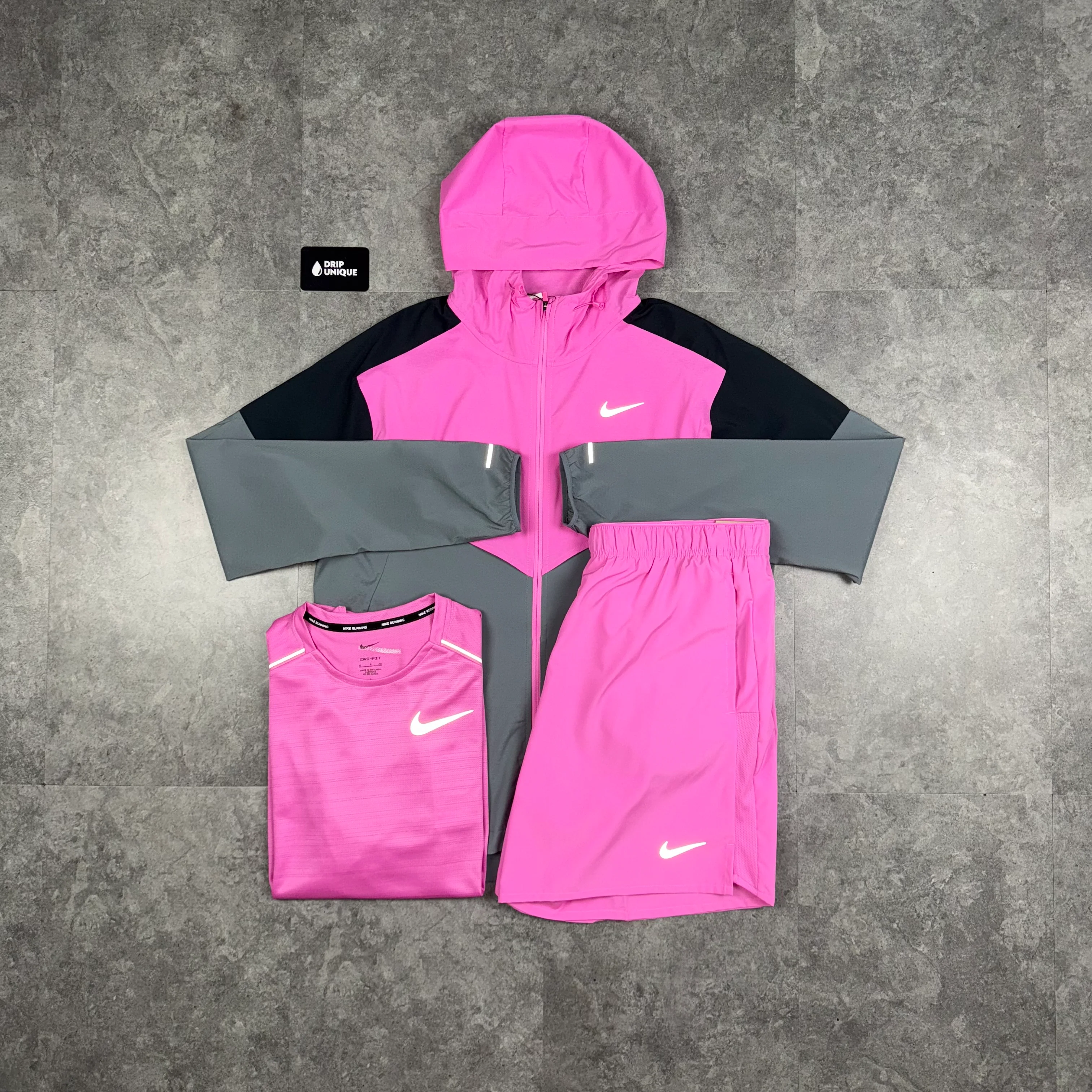 NK UV Windrunner Playful Pink Bundle