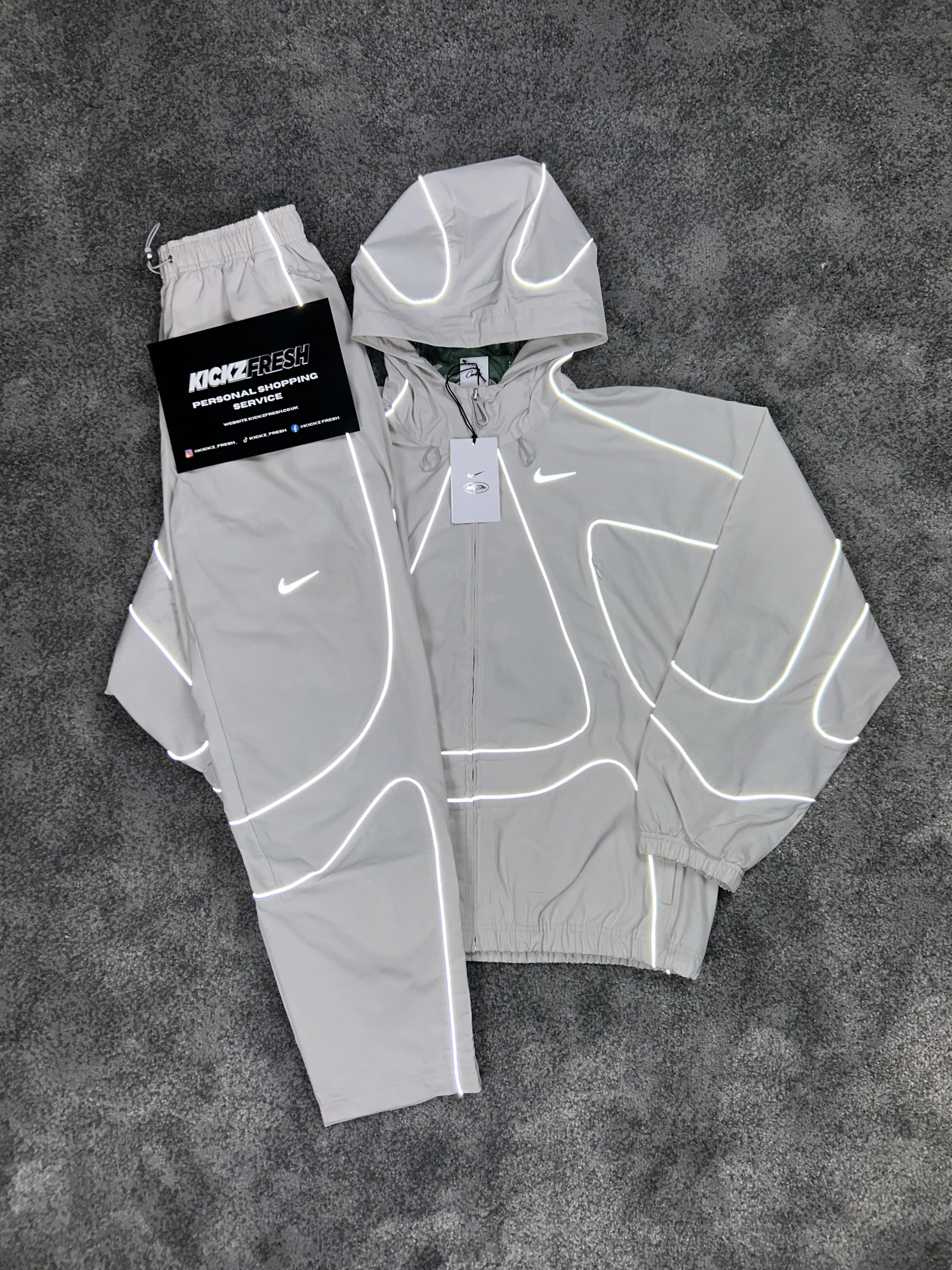 Corteiz RTW x NK NRG Off White Tracksuit