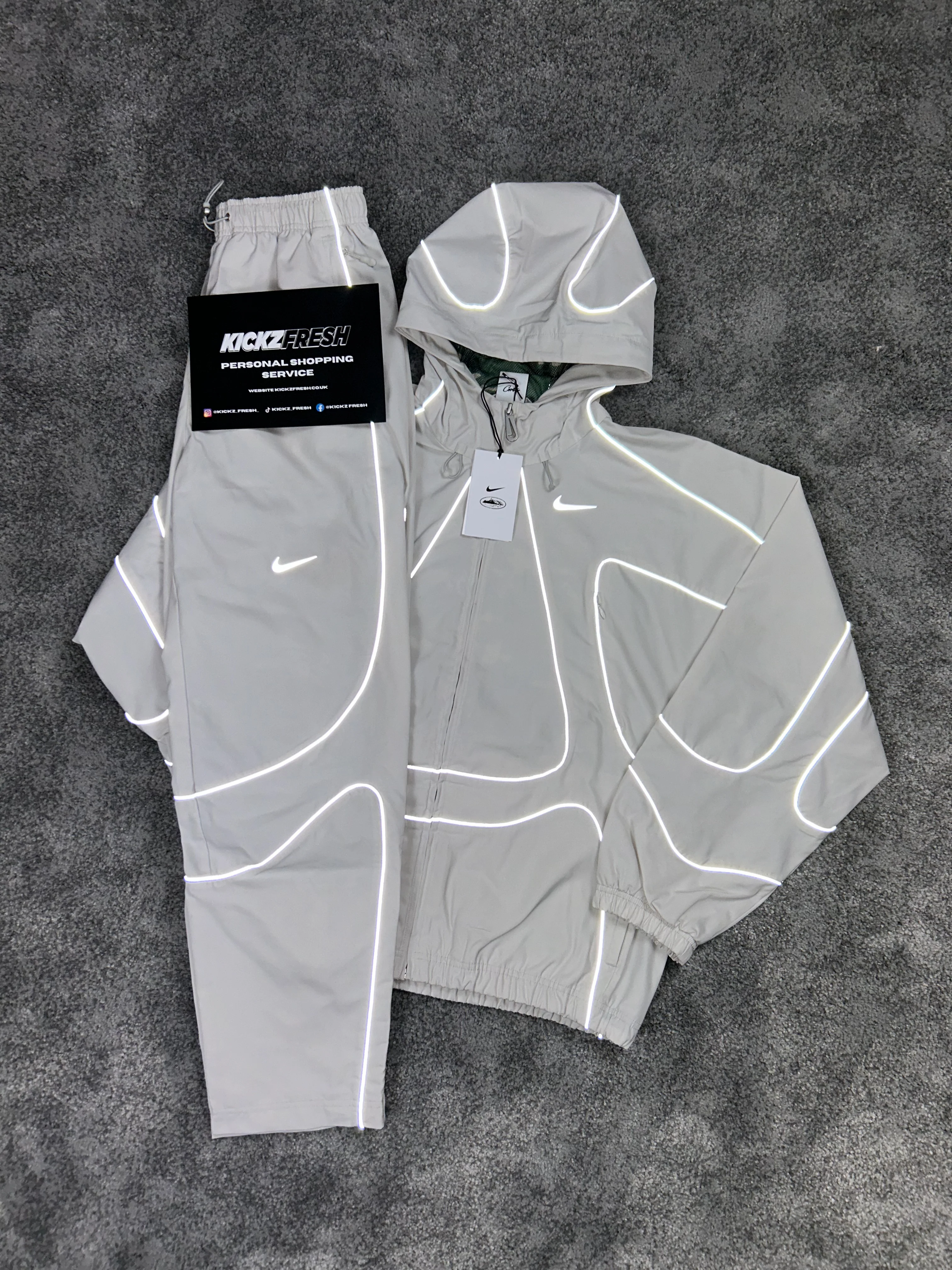 Corteiz RTW x NK NRG Off White Tracksuit
