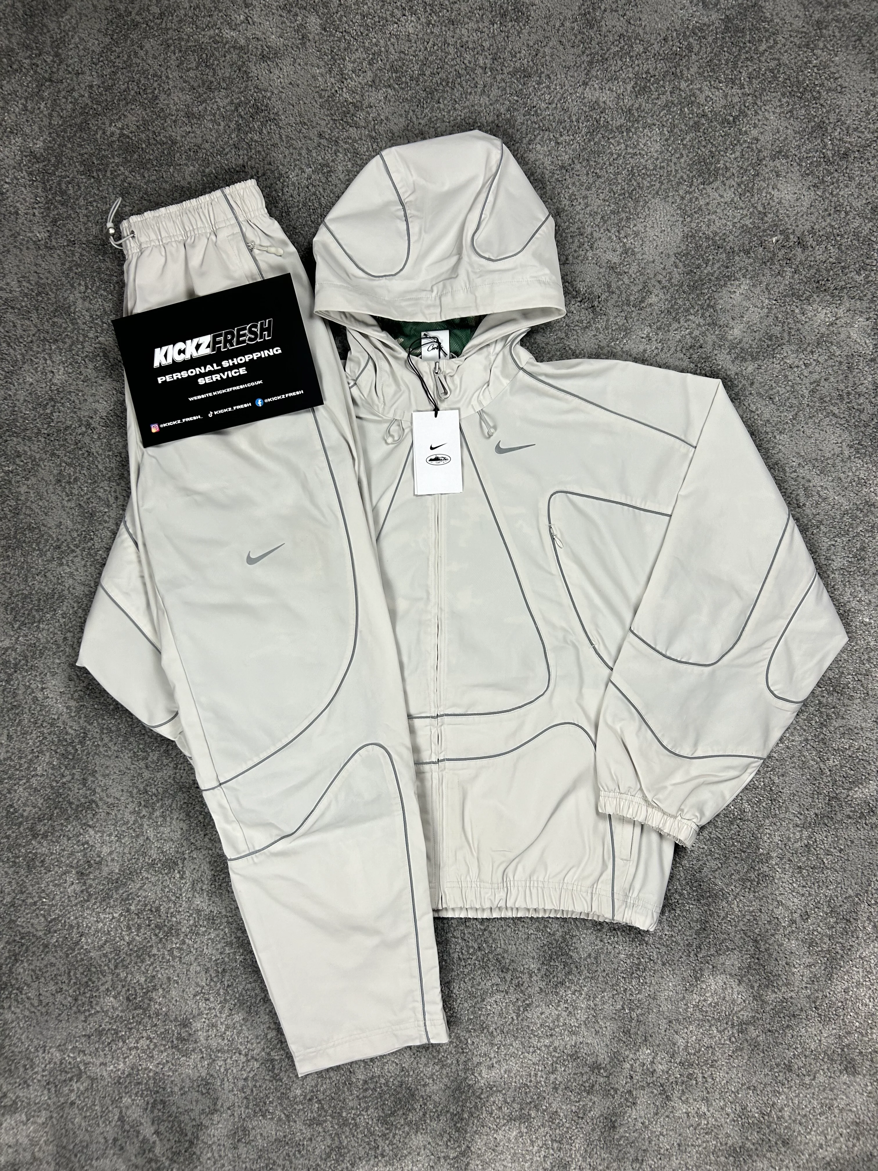 Corteiz RTW x NK NRG Off White Tracksuit