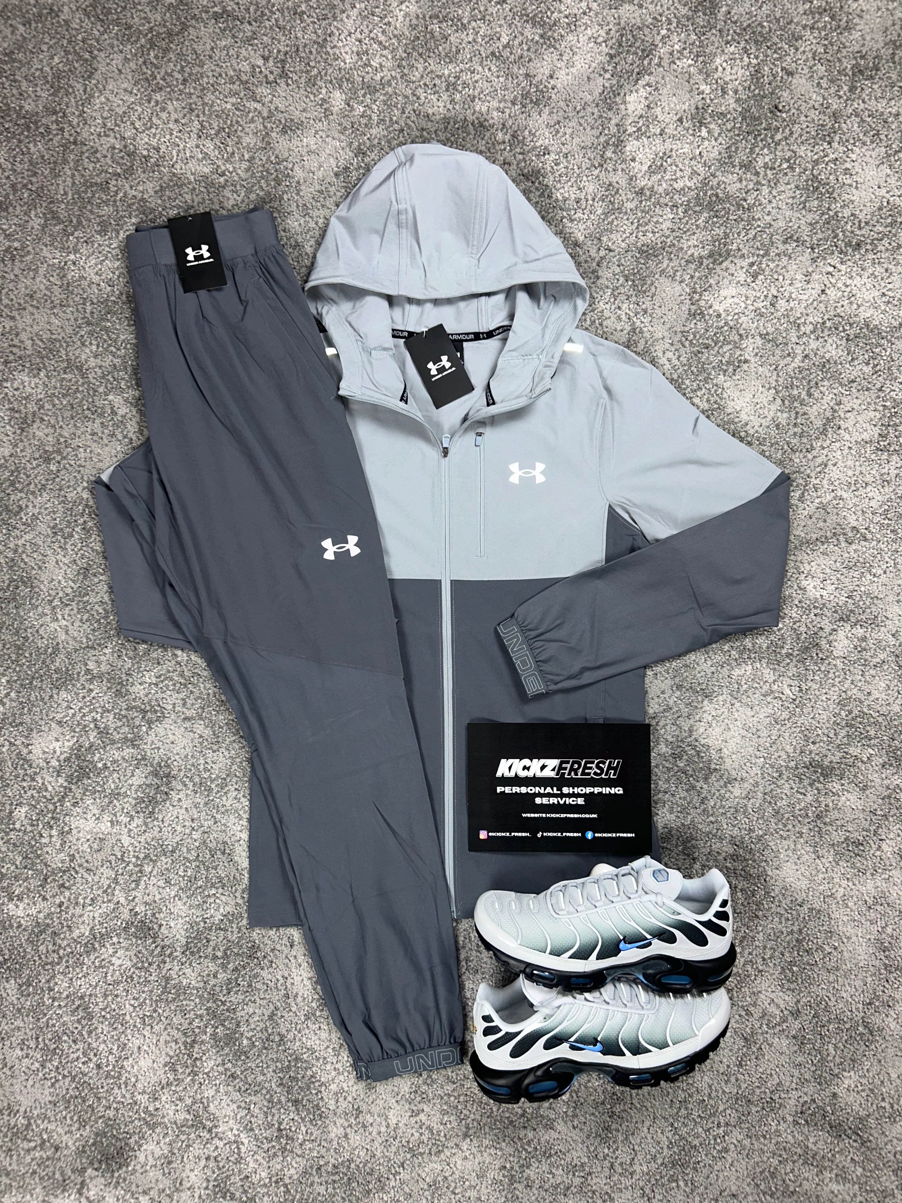 UA Hybrid Two Tone Grey Tracksuit