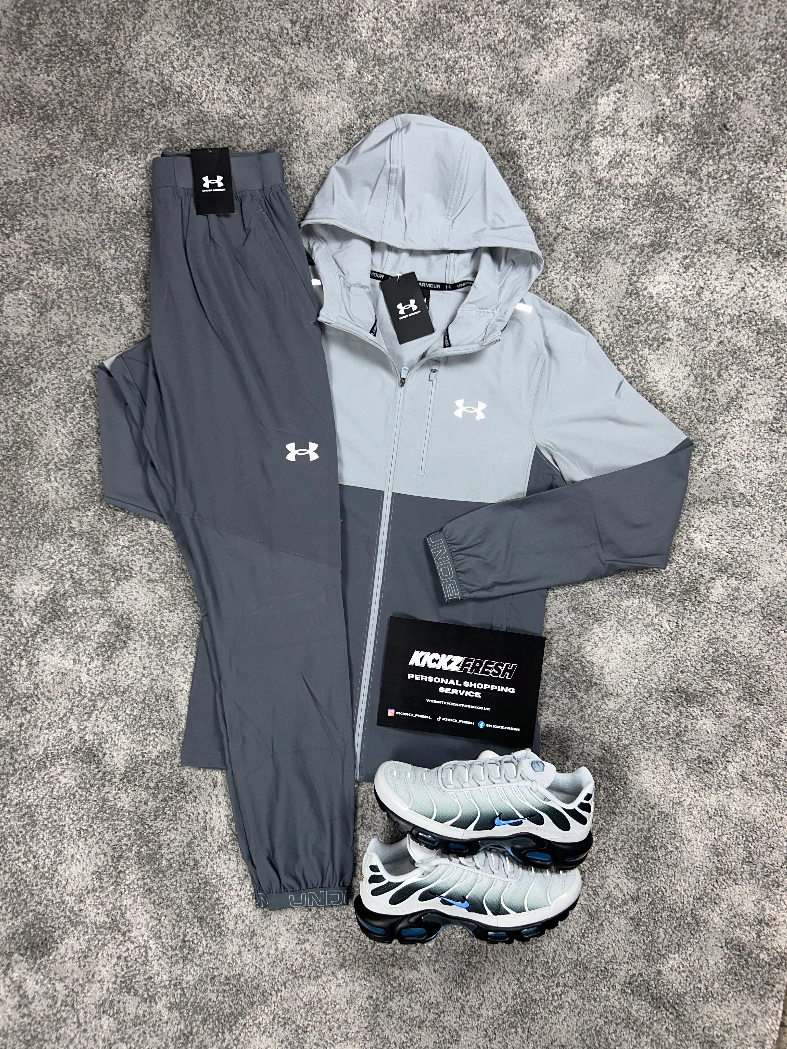 UA Hybrid Two Tone Grey Tracksuit