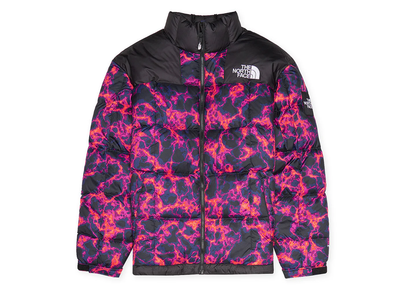 TNF 1996 Printed Retro Lhotse 700 Fill Packable Jacket TNF Black/Marble Camo Print