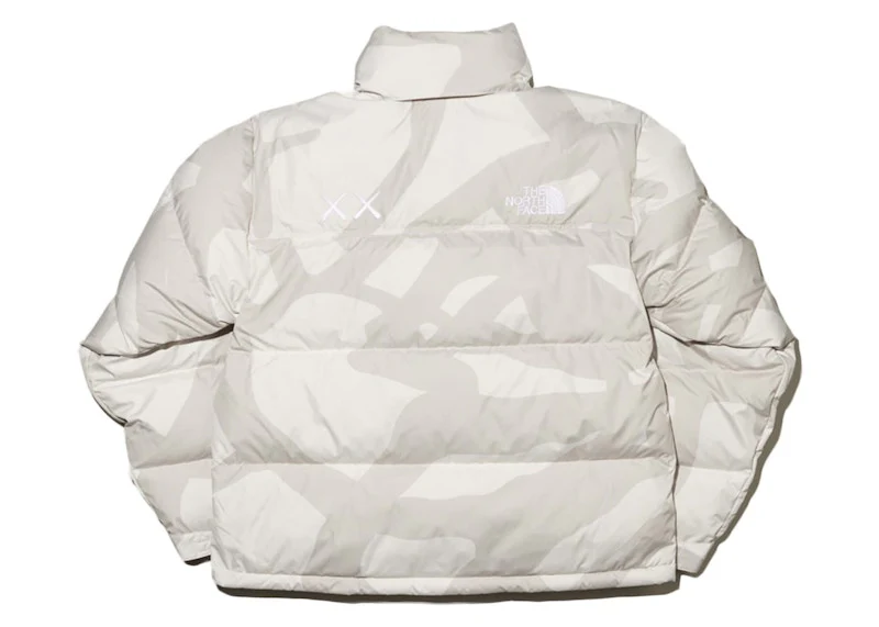 TNF Retro 1996 Nuptse Jacket Moonlight Ivory