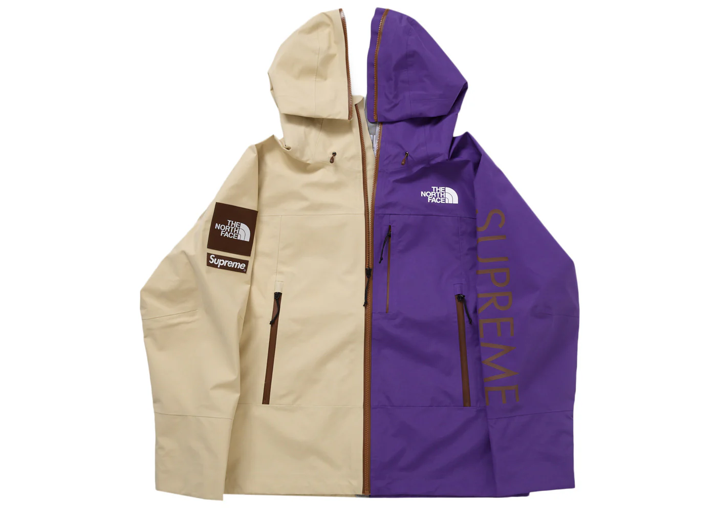 TNF Split Taped Seam Shell Jacket Tan