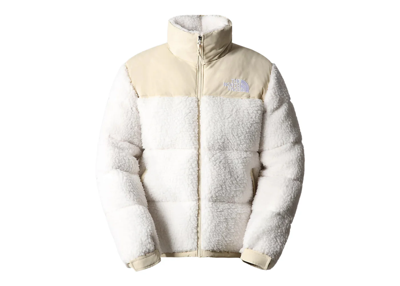 TNF High Pile 600 Fill Recycled Waterfowl Down Nuptse Jacket Gardenia White-Gravel