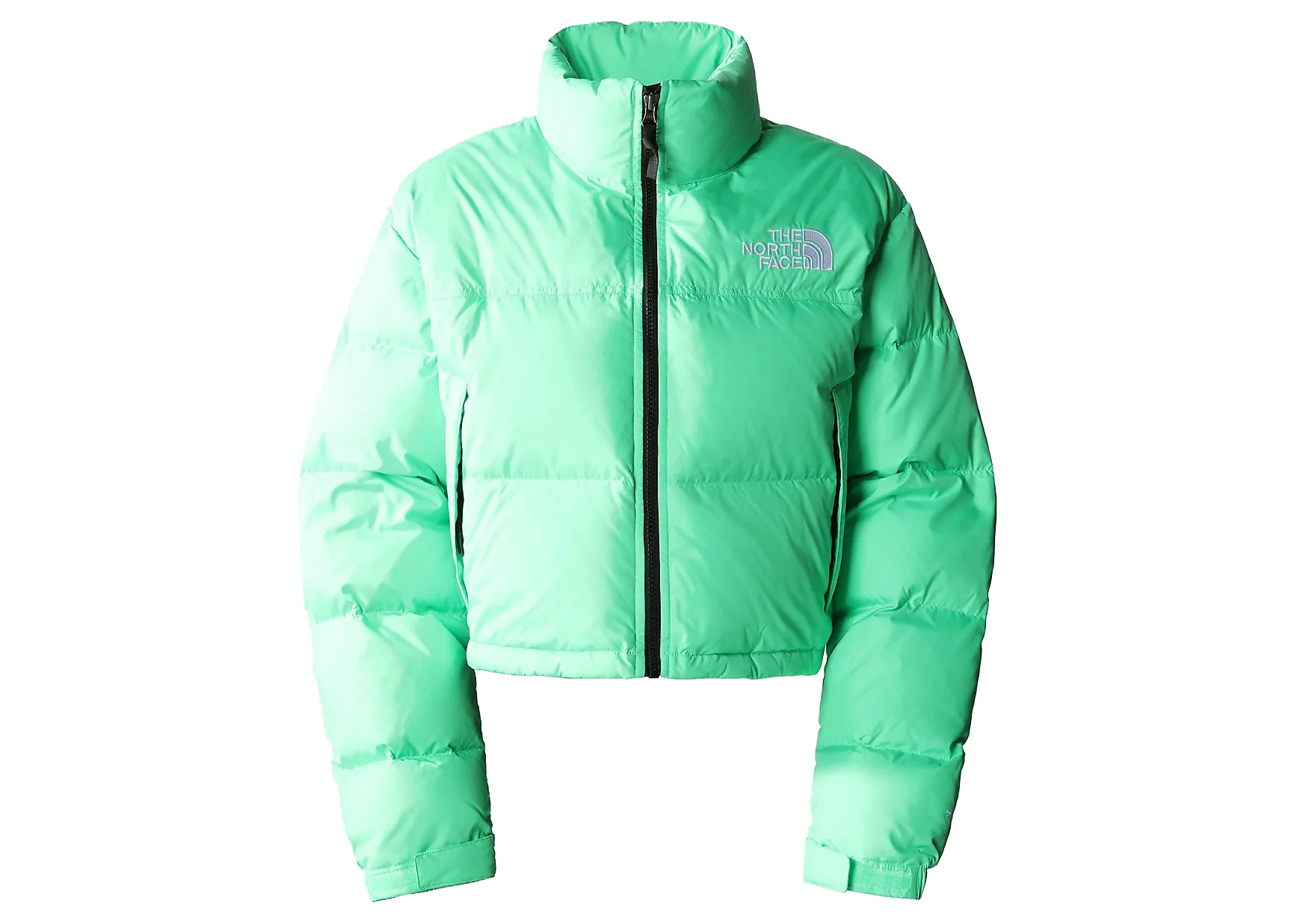 TNF Women's Nuptse Short Jacket Chlorophyll Green