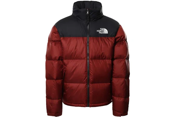 TNF 1996 Retro Nuptse 700 Fill Packable Jacket Brick House Red