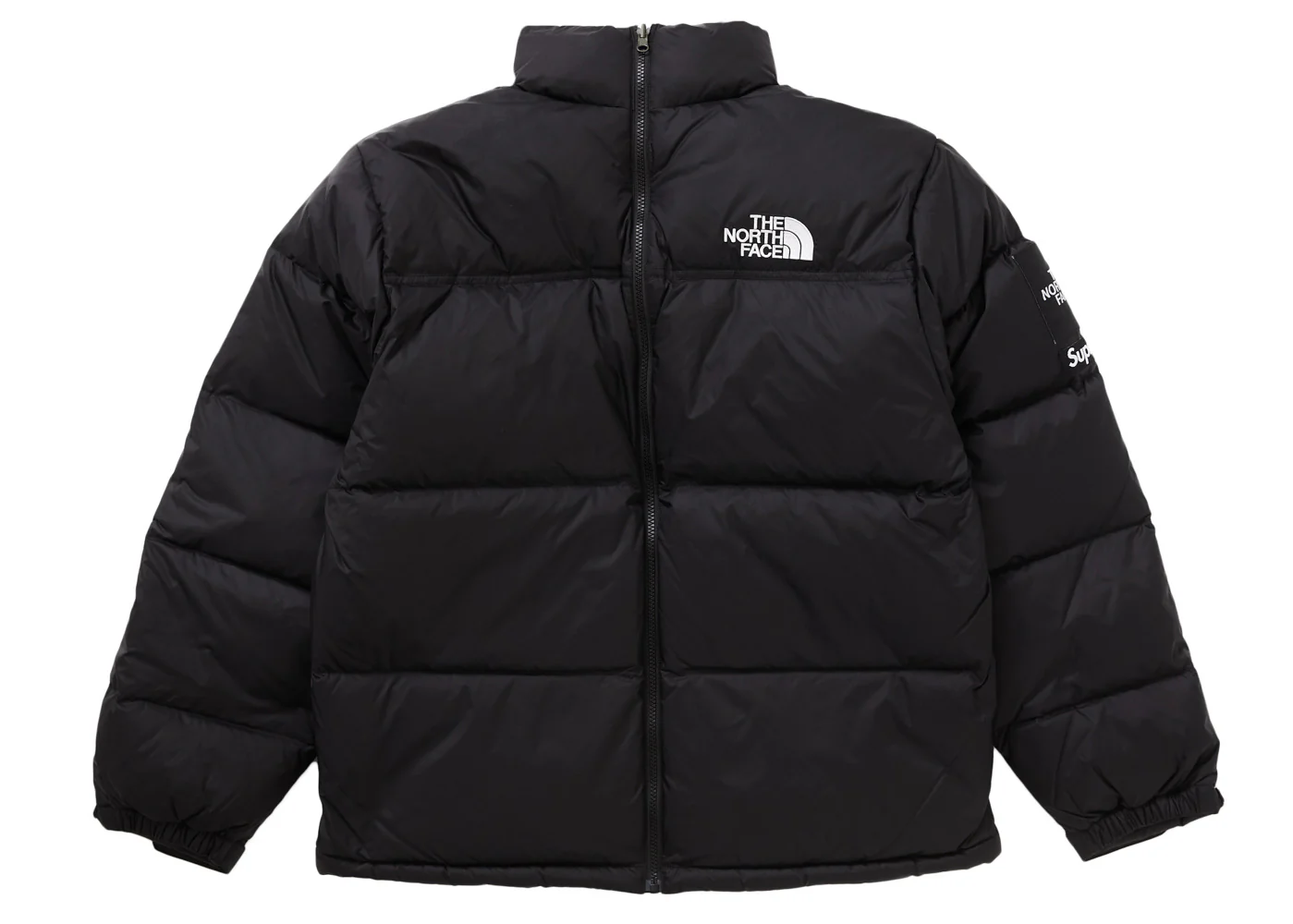 TNF Split Nuptse Jacket Black