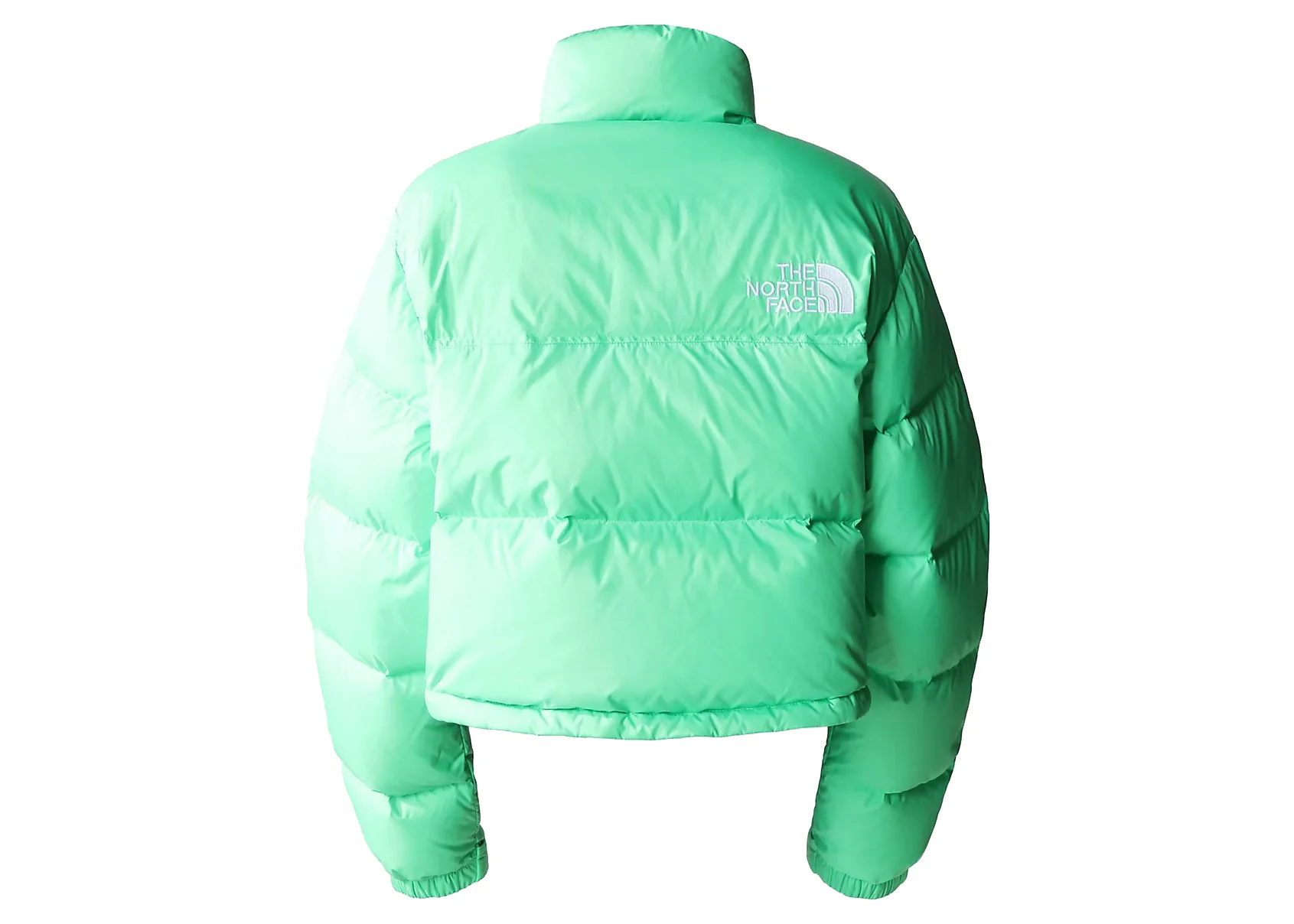 TNF Women's Nuptse Short Jacket Chlorophyll Green