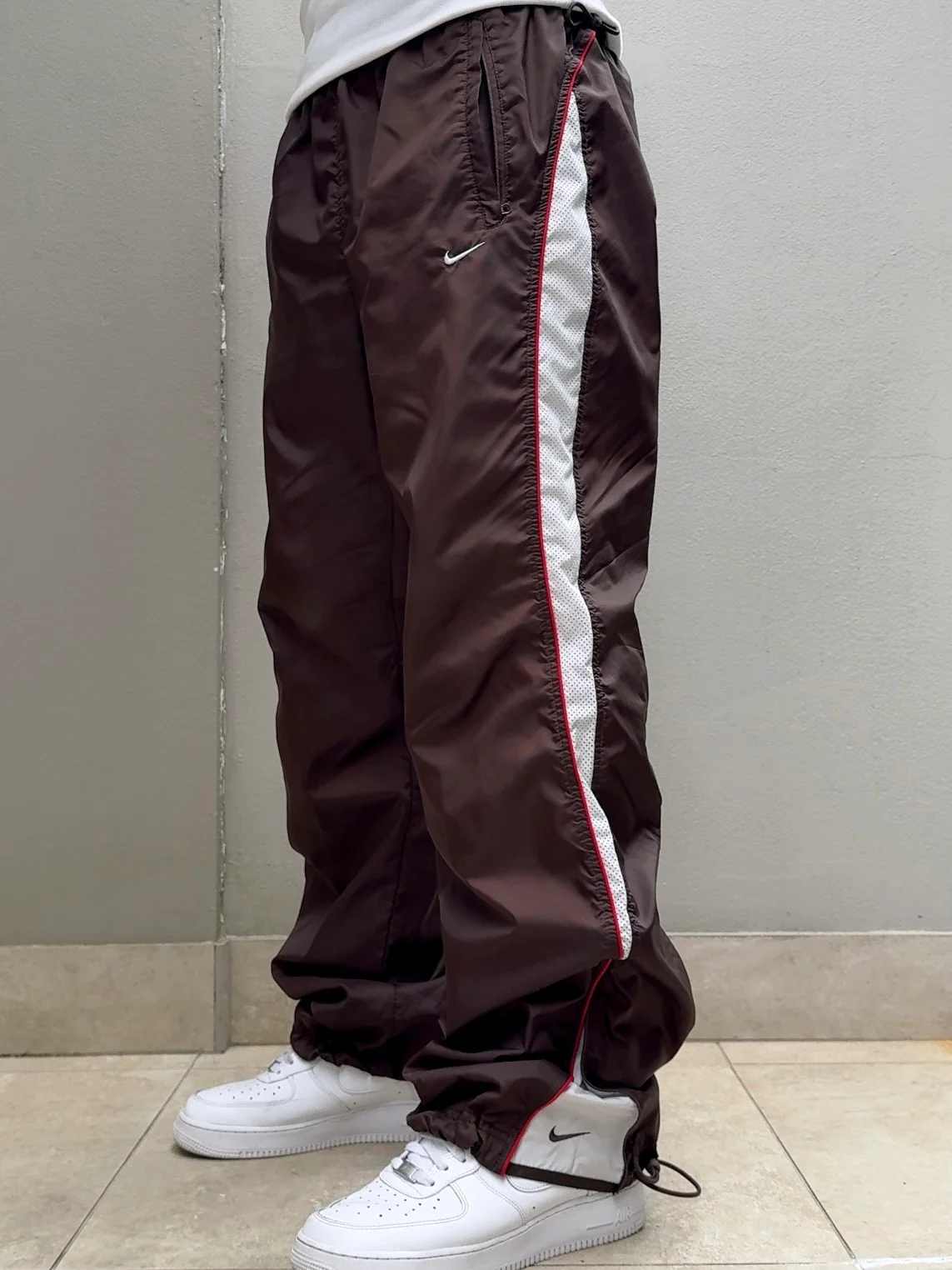 NK Vintage Track Pants SUPER RARE 2000s (XL)