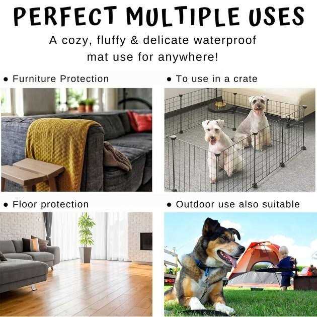 Allisandro anti-slip kennel pads waterproof dog bed