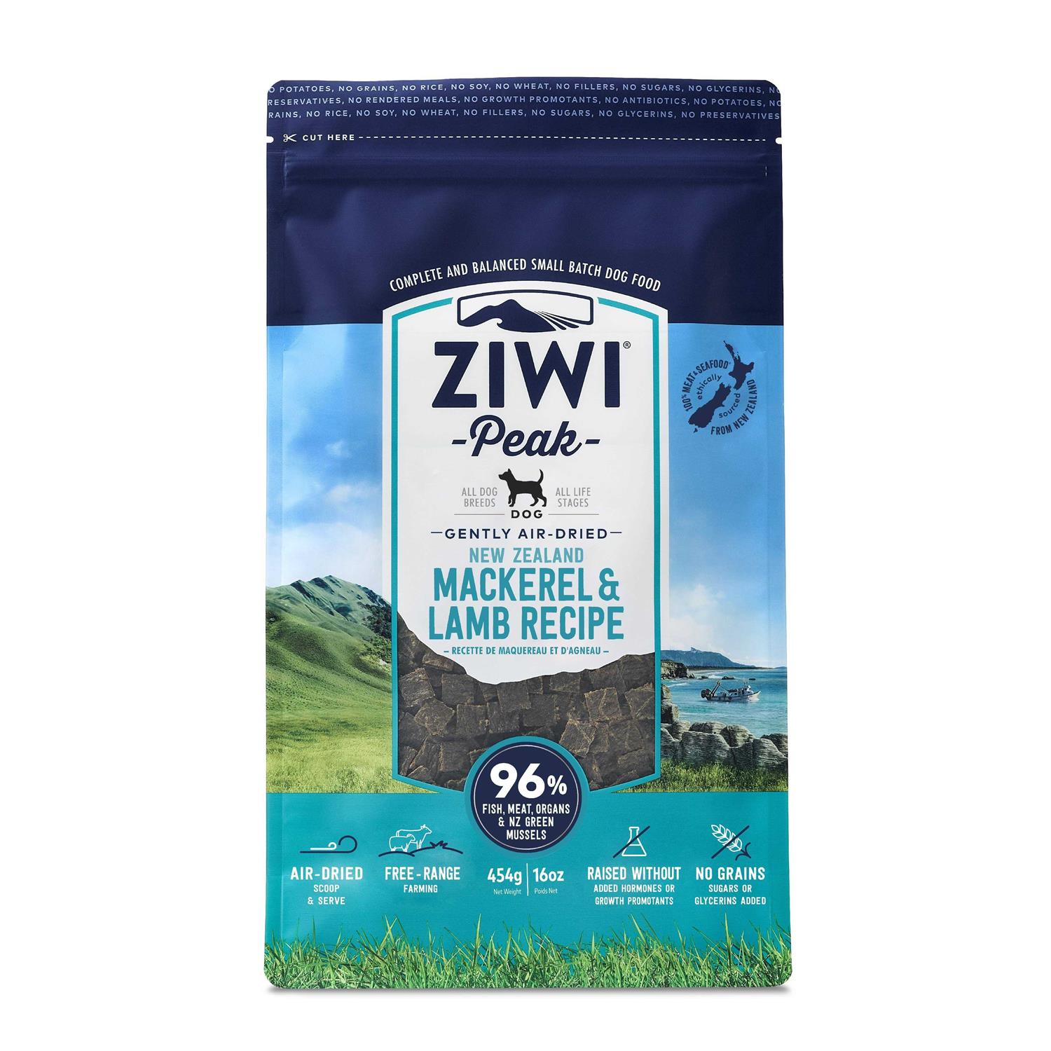 Ziwi Peak Mackerel Lamb Air-Dried Dog Food