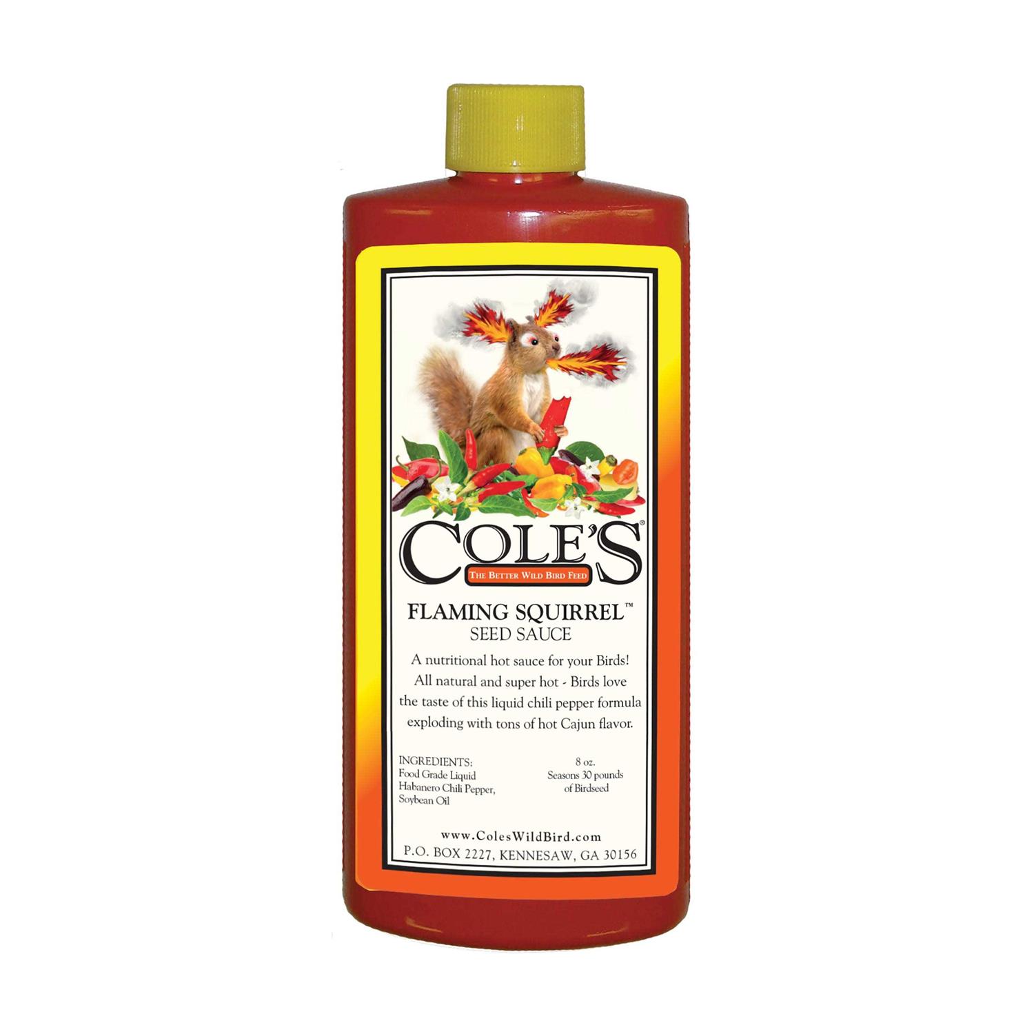 Cole’s Wild Bird Products Fs08 Flaming Squirrel Seed Sauce