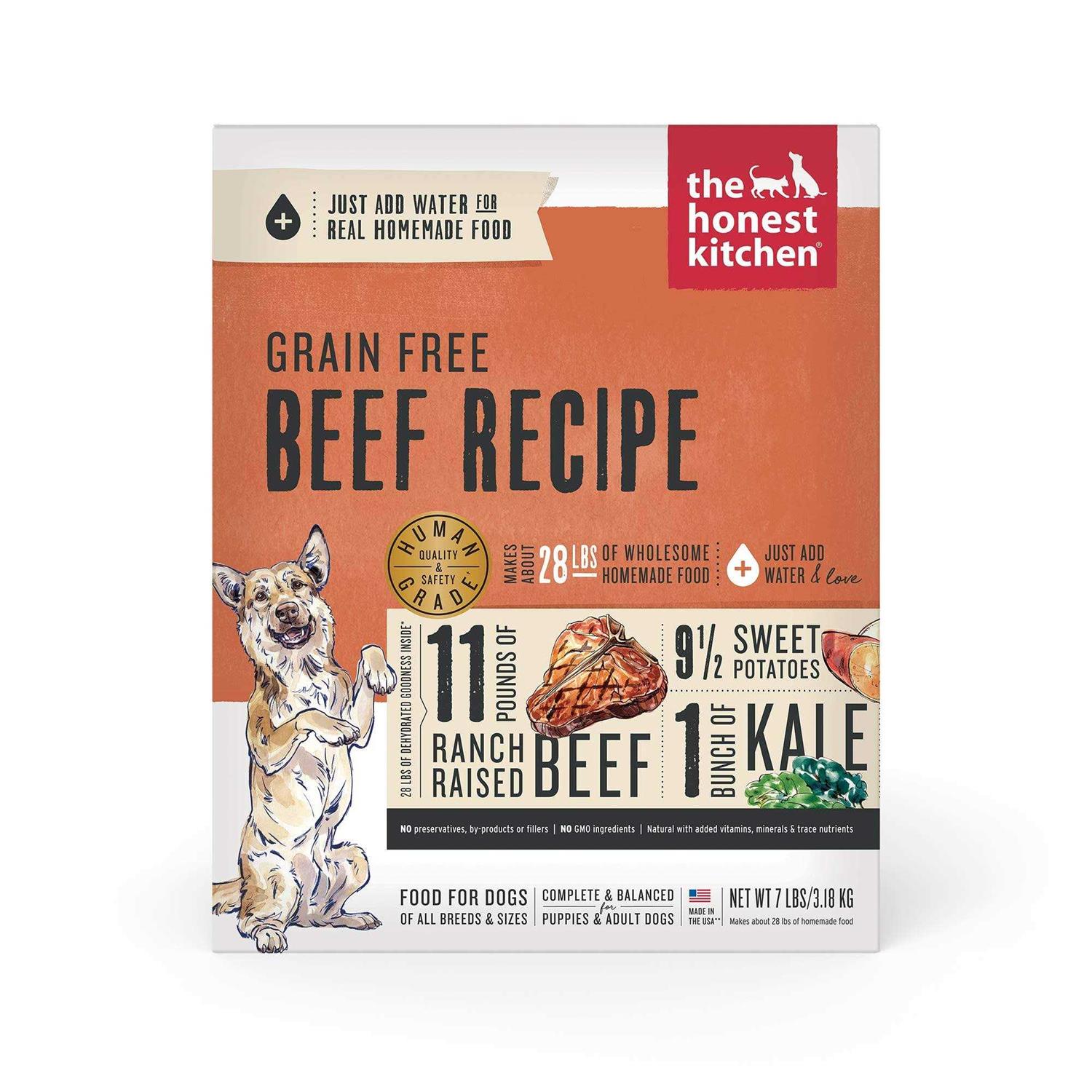 The Honest Kitchen Dehydrated Grain Free Beef Dog Food