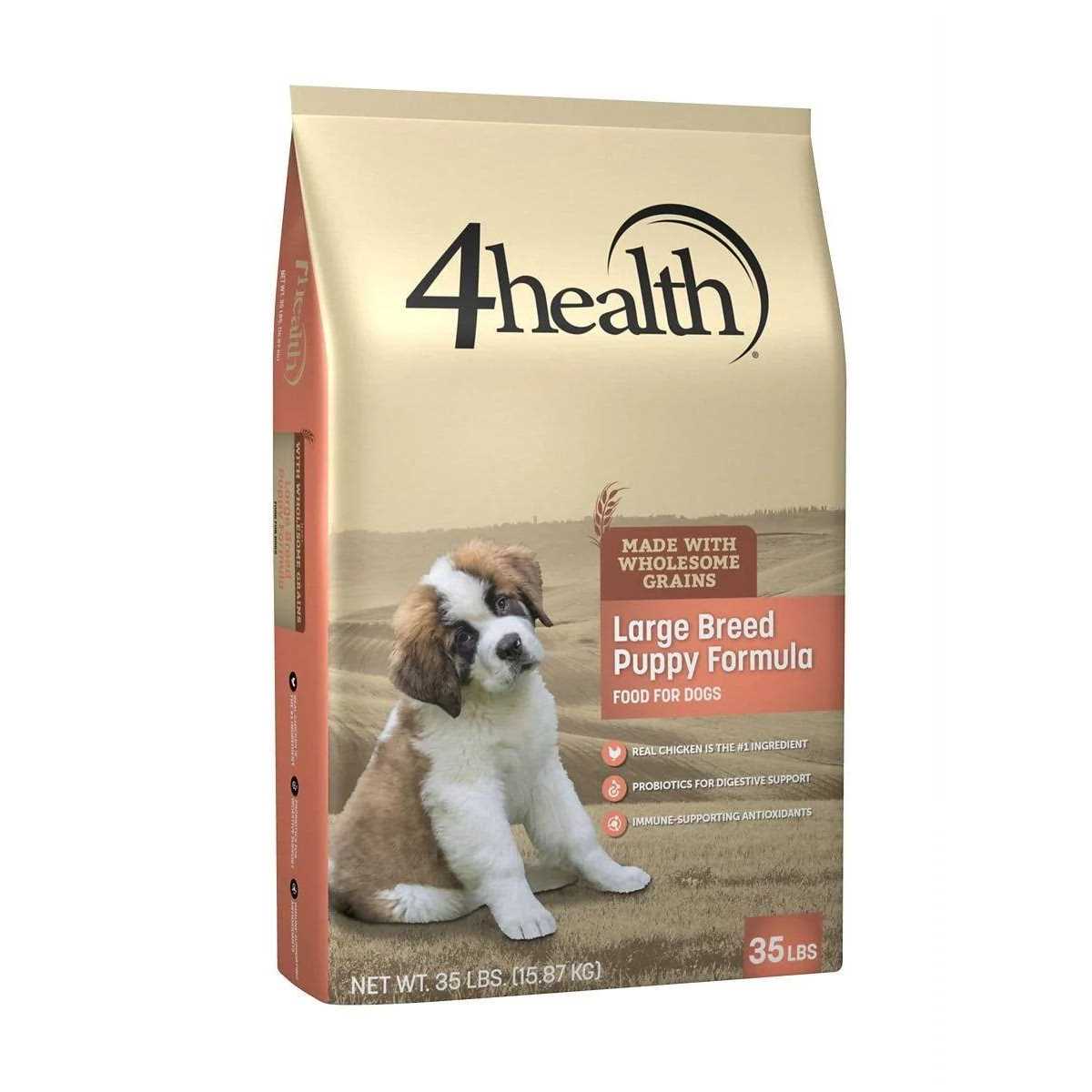4health Formula Dry Dog Food with Grains Large Breed Puppy SKU 1660344