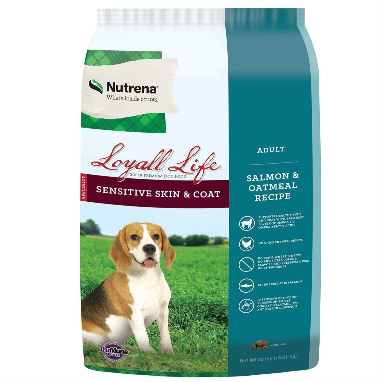 Loyall Life 30 lb Sensitive Skin & Coat Salmon & Oatmeal Recipe Dog Food
