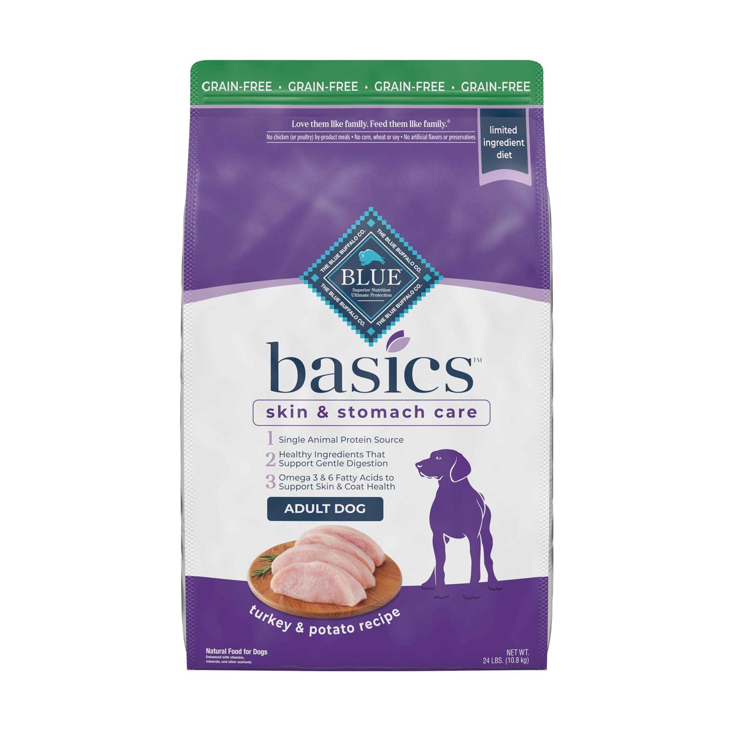 Blue Buffalo Basics Adult Turkey Potato Dry Dog Food