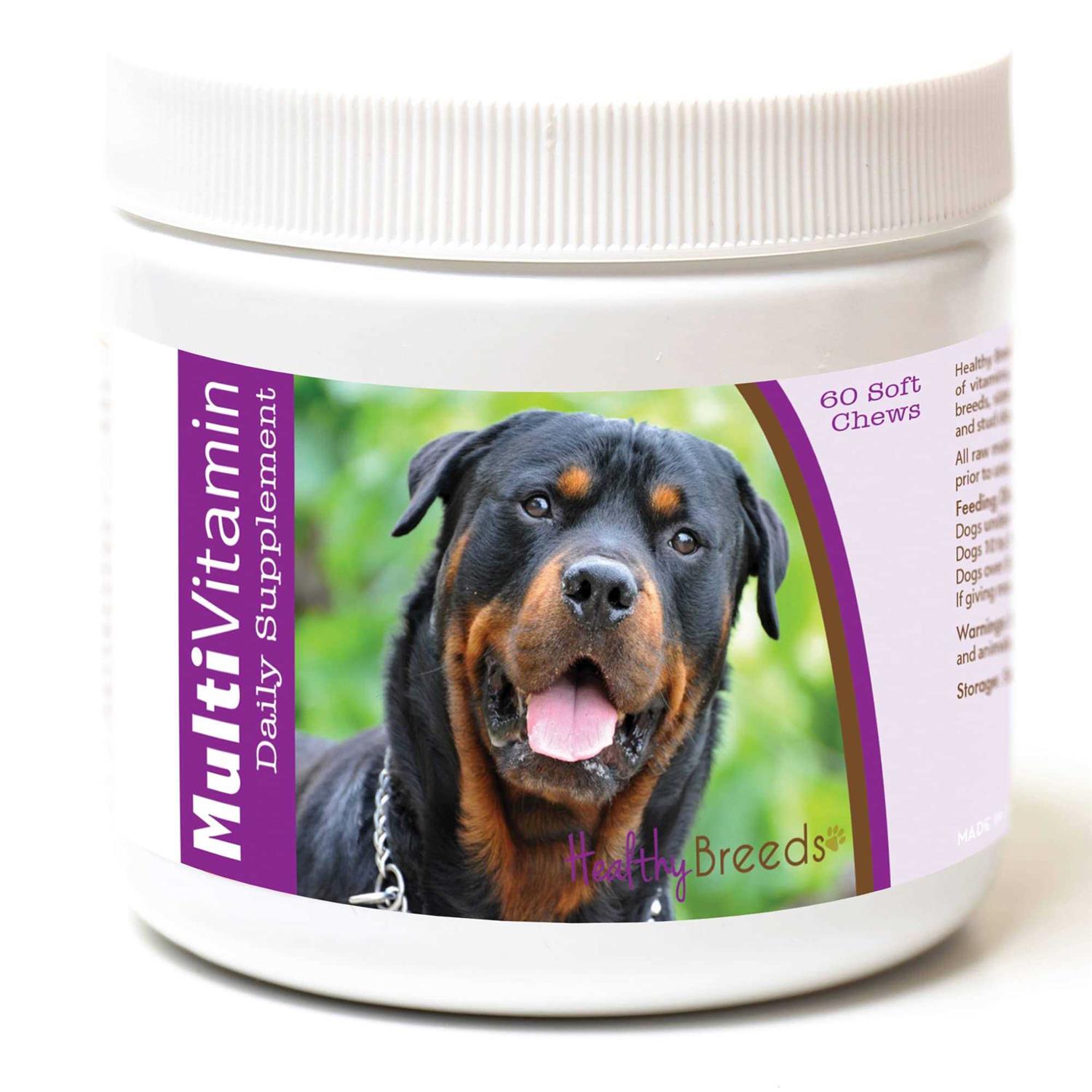 Healthy Breeds Rottweiler Multi-Vitamin Soft Chews 60 Count