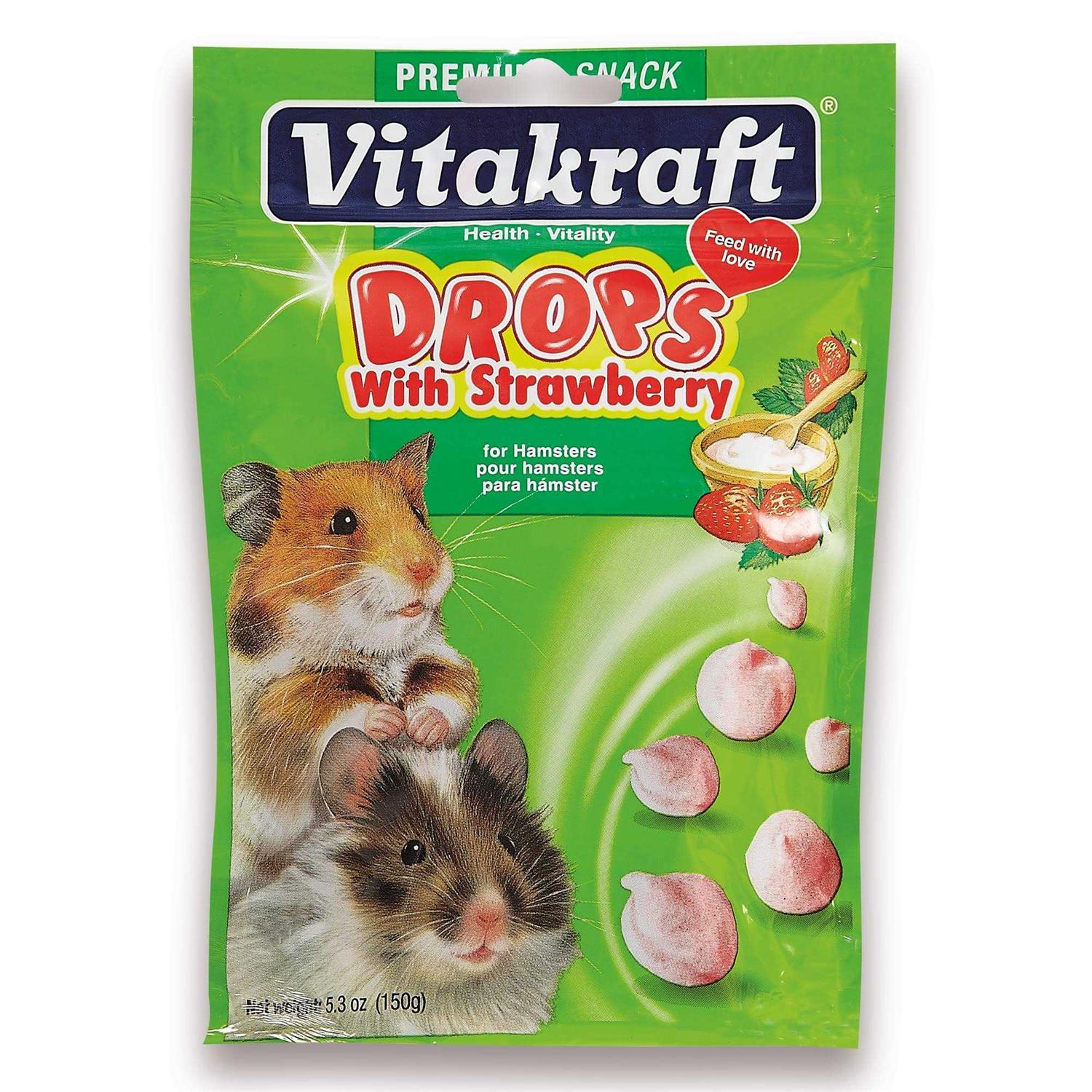 Vitakraft Drops with Strawberry for Hamsters