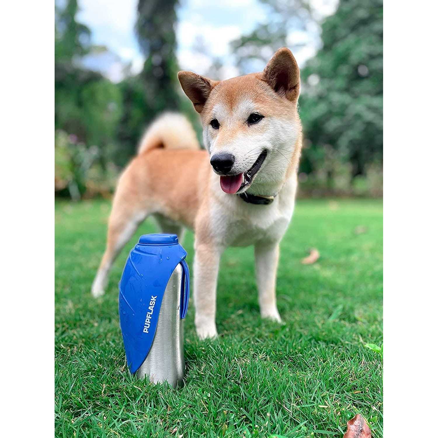 Tuff Pupper PupFlask Large Dog Water Bottle 27 or 40 OZ Stainless Steel