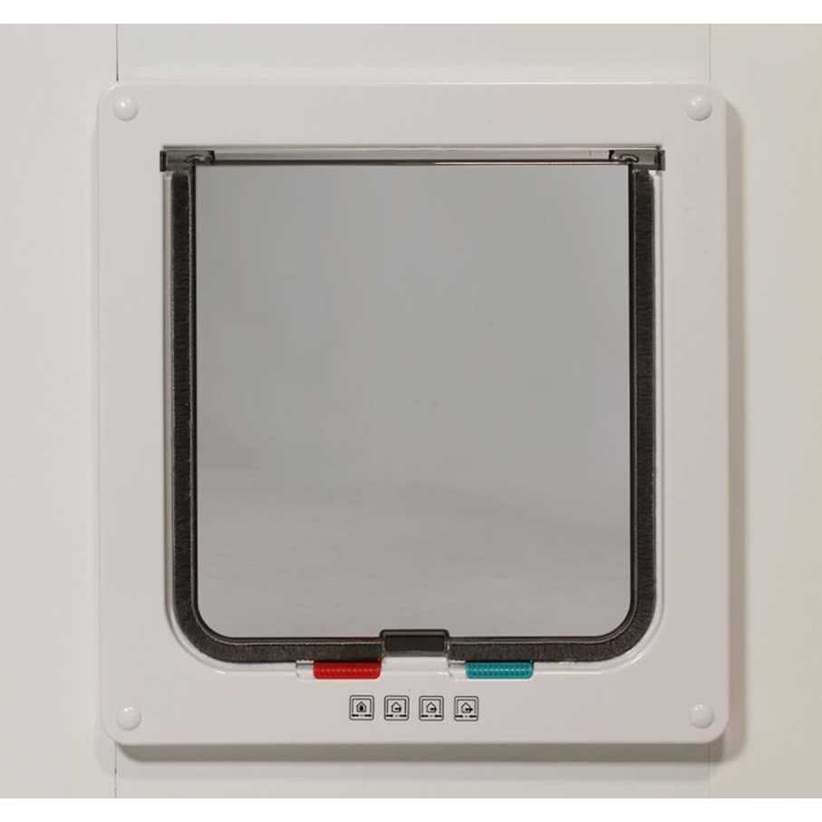 Whiskers & Windows Cat Door for Sash Windows Adjustable & Easy-to-Install Window Pet Door with Durable Aluminum Frame