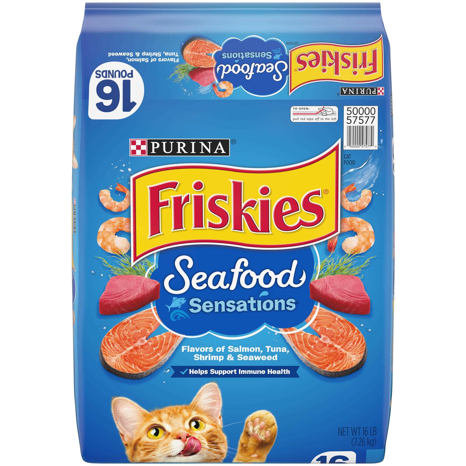 Friskies Seafood Sensations Dry Cat Food