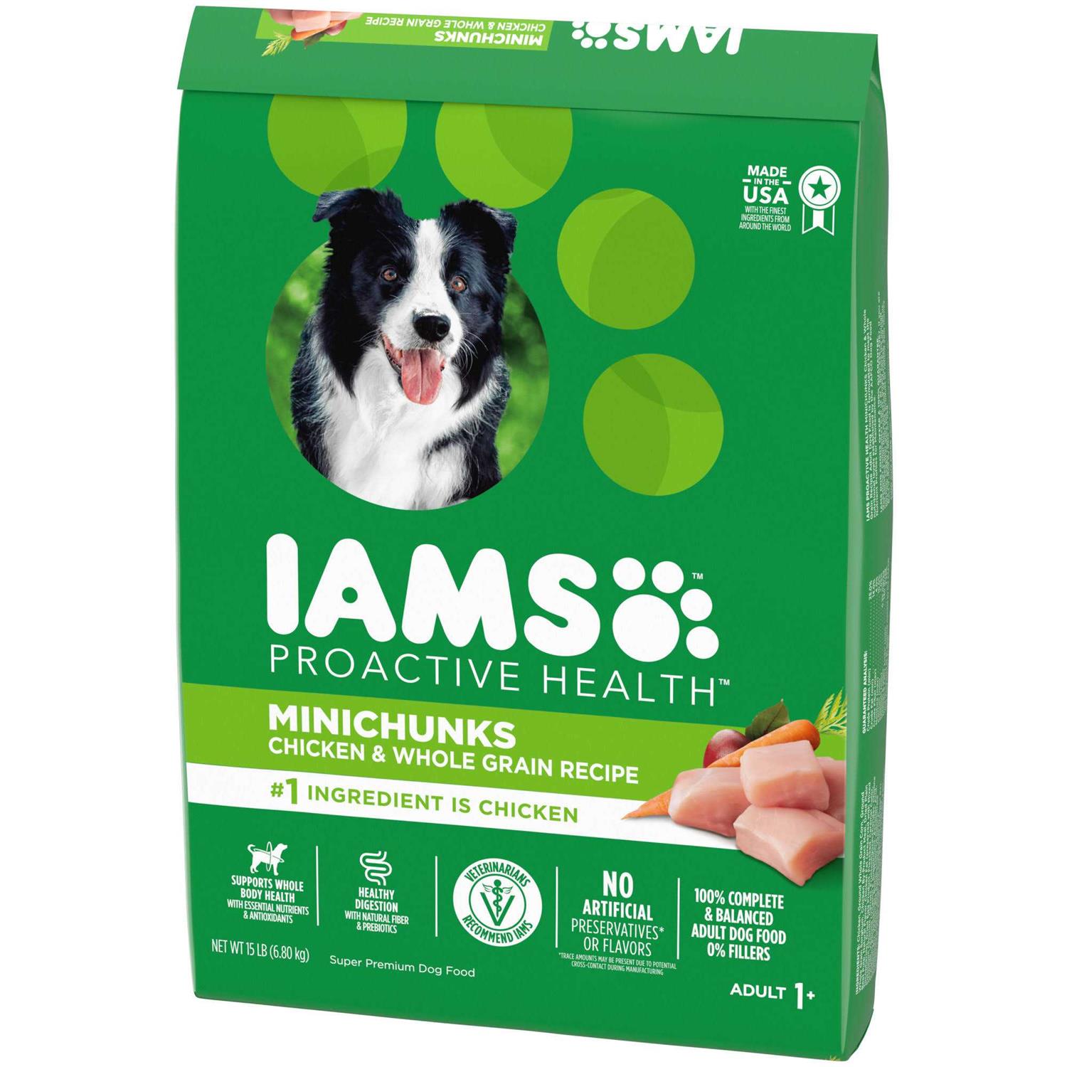 Iams Adult ProActive Health Minichunks Chicken Dry Dog Food