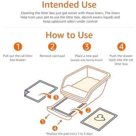 Basics Cat Pad Refills for Litter Box