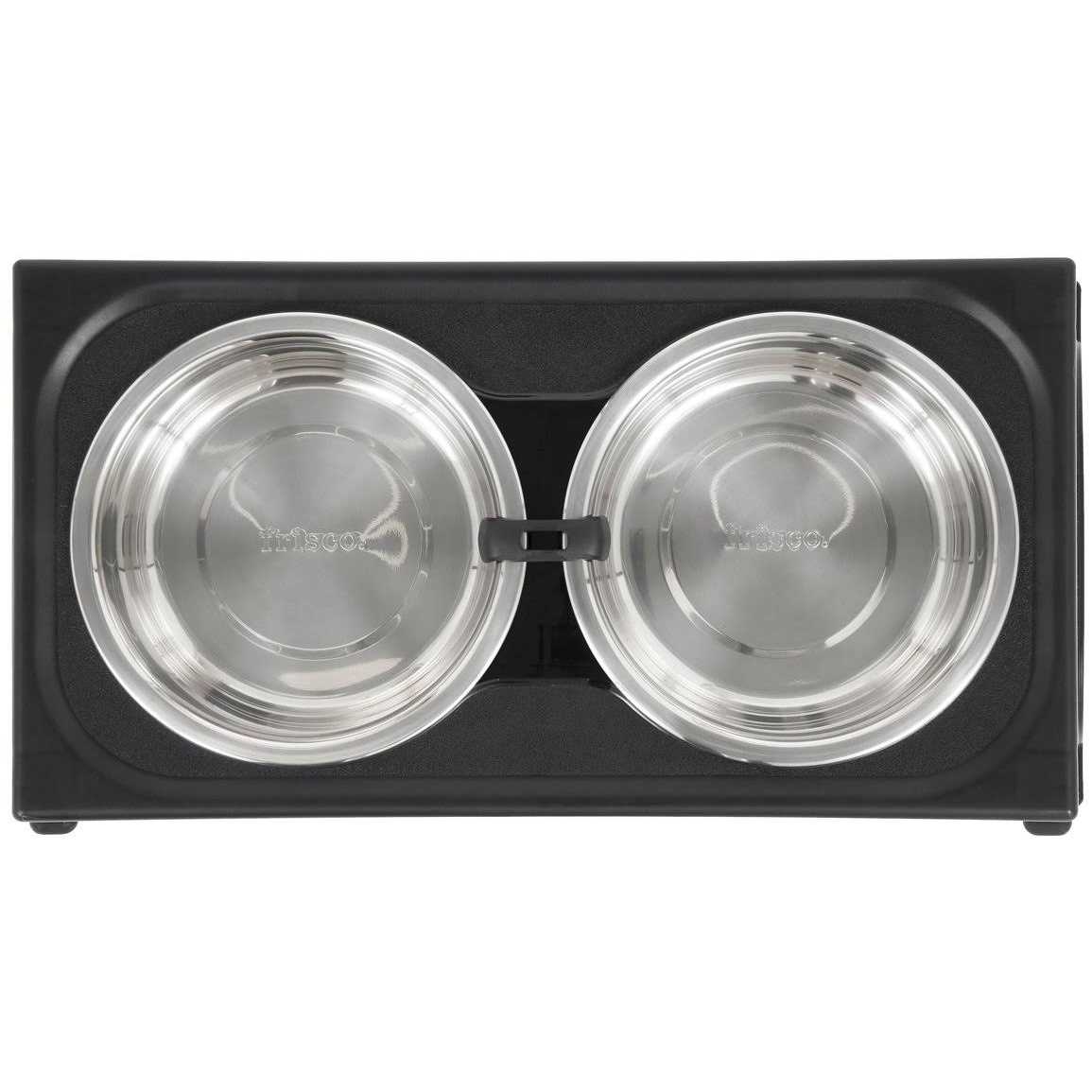 Frisco Stainless Steel Bowls with Adjustable Elevated Holder