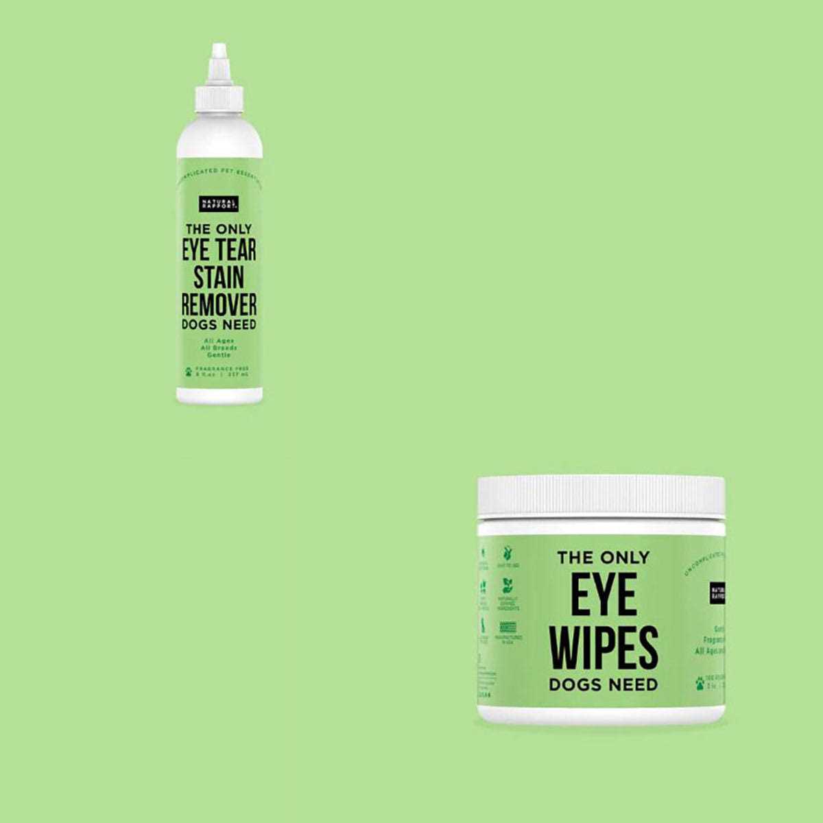 Natural Rapport The Only Eye Tear Stain Remover Dogs Need