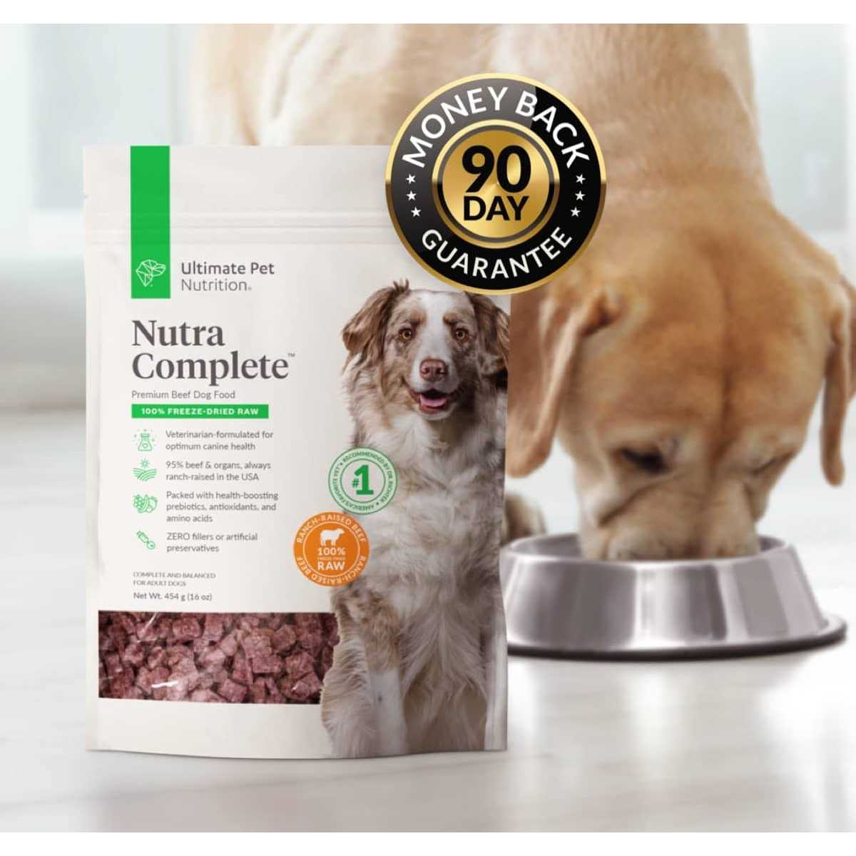 Ultimate Pet Nutrition Freeze Dried Nutra Complete Beef Dog Food