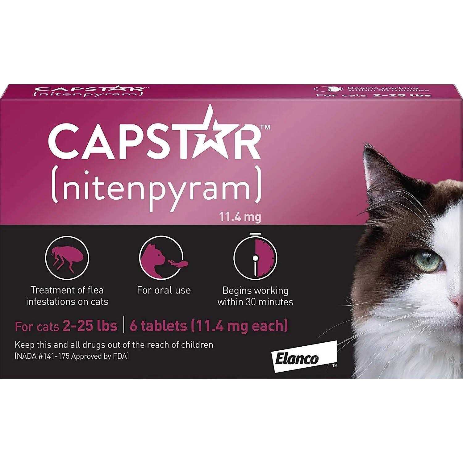 Capstar Flea Tablets for Cats 2-25 lbs