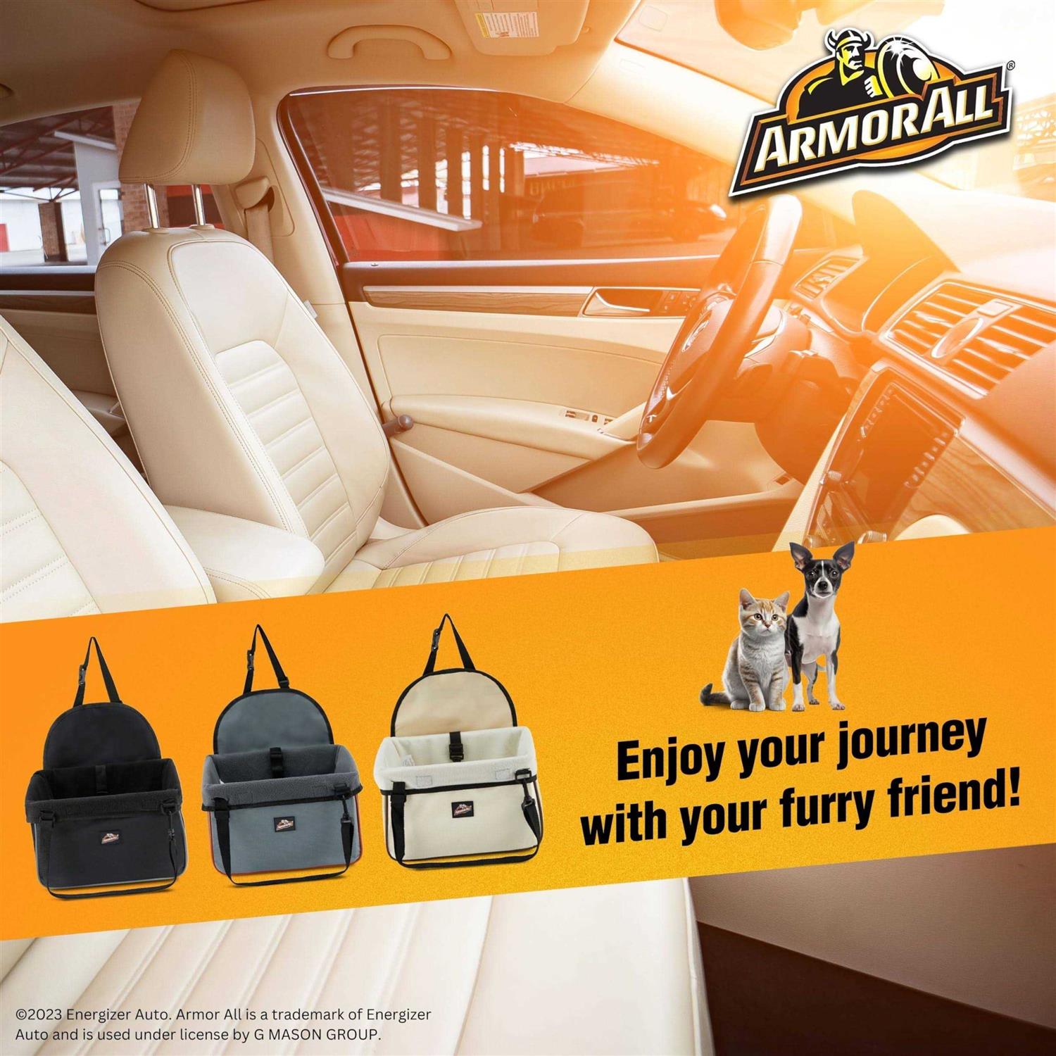 Armor All Dog Car Seat – Dog Car Seats for Small Dogs Under 12 lbs
