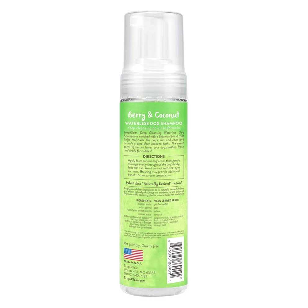 Tropiclean Waterless Shampoo Deep Cleaning