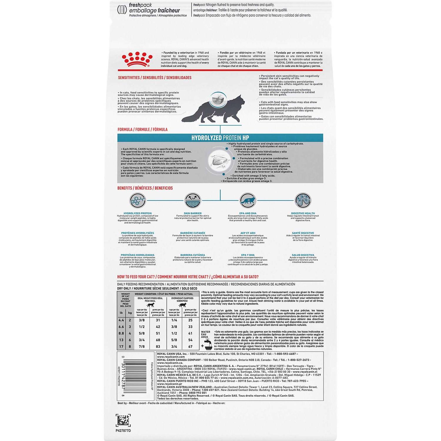 Royal Canin Veterinary Diet Hypoallergenic Hydrolized Protein Cat Dry Food