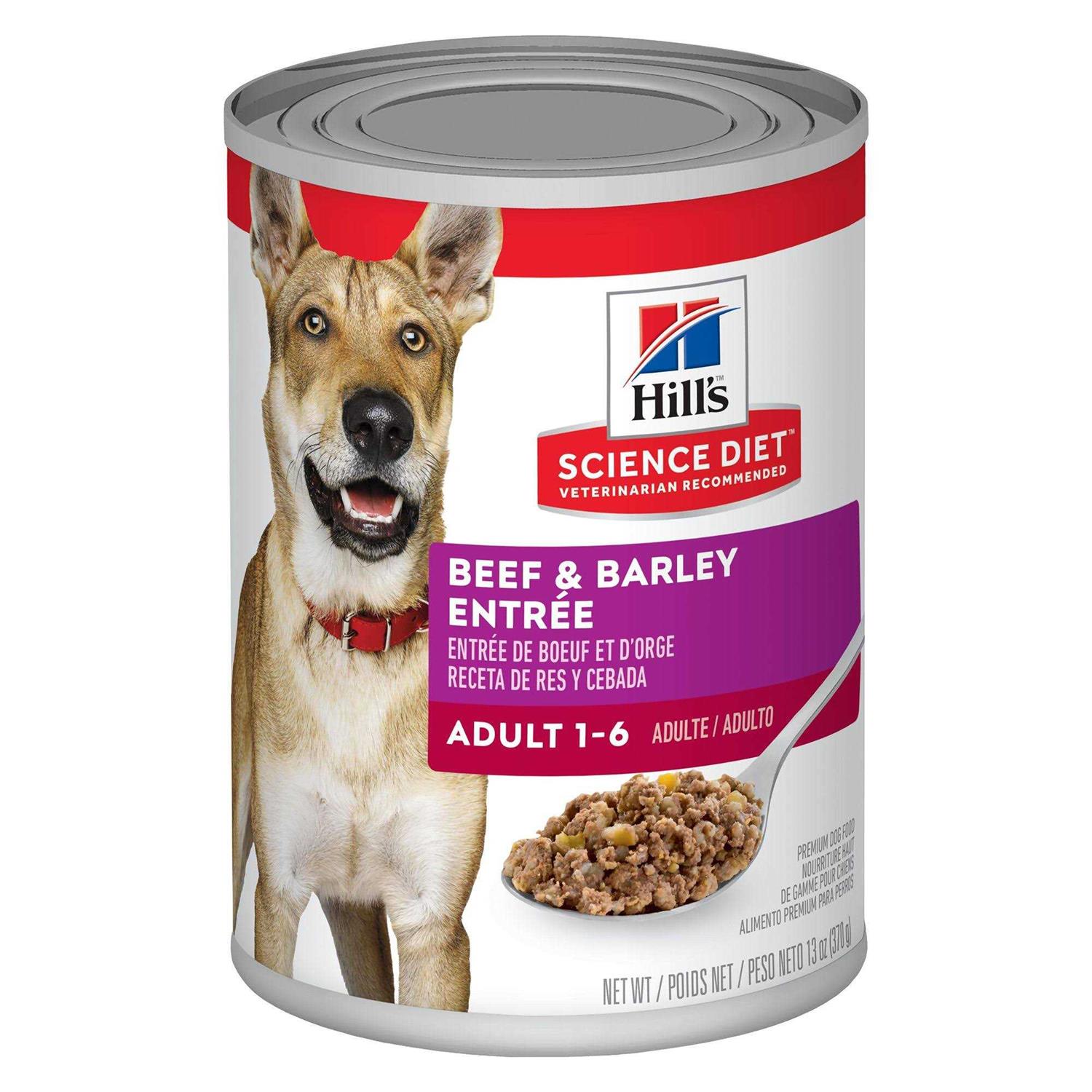 Hill’s Science Diet Adult Beef & Barley Entree Dog Food