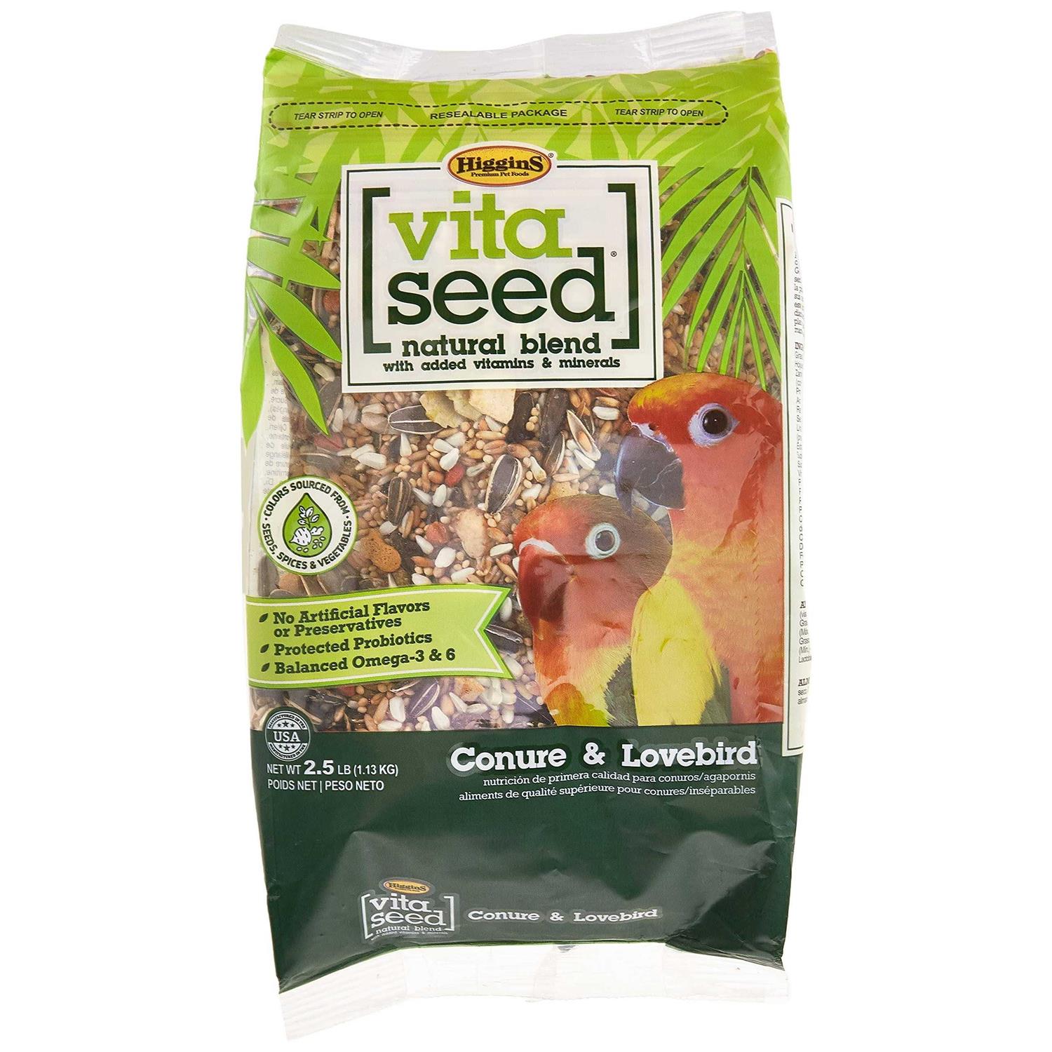 Higgins Vita Seed Conure & Lovebird Food