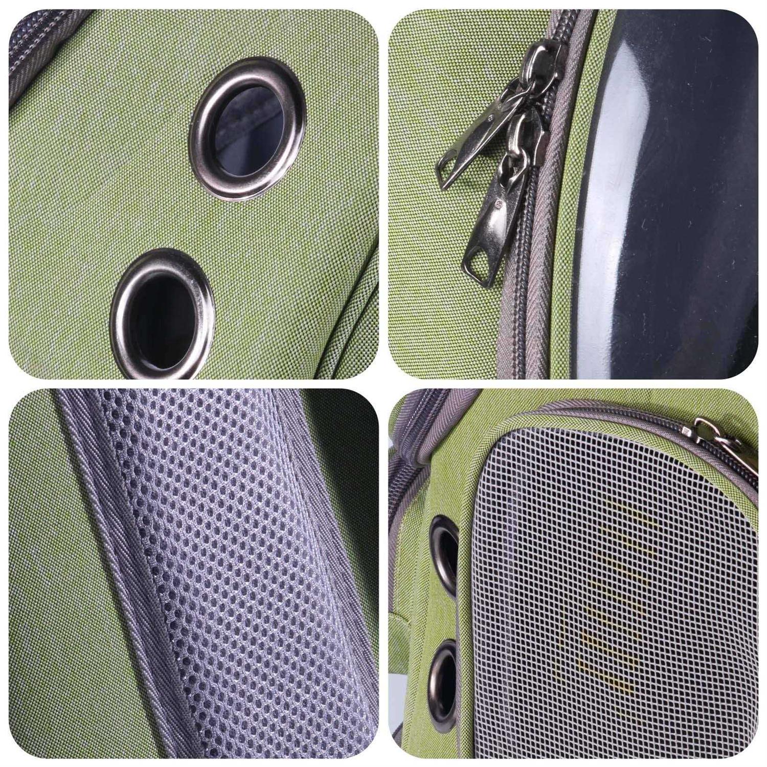 Cat Carrier Backpack Dog Backpack Carrier for Small Dogs Pet Bubble Backpack Bag with Air Holes Airline Approved Travel Carrier