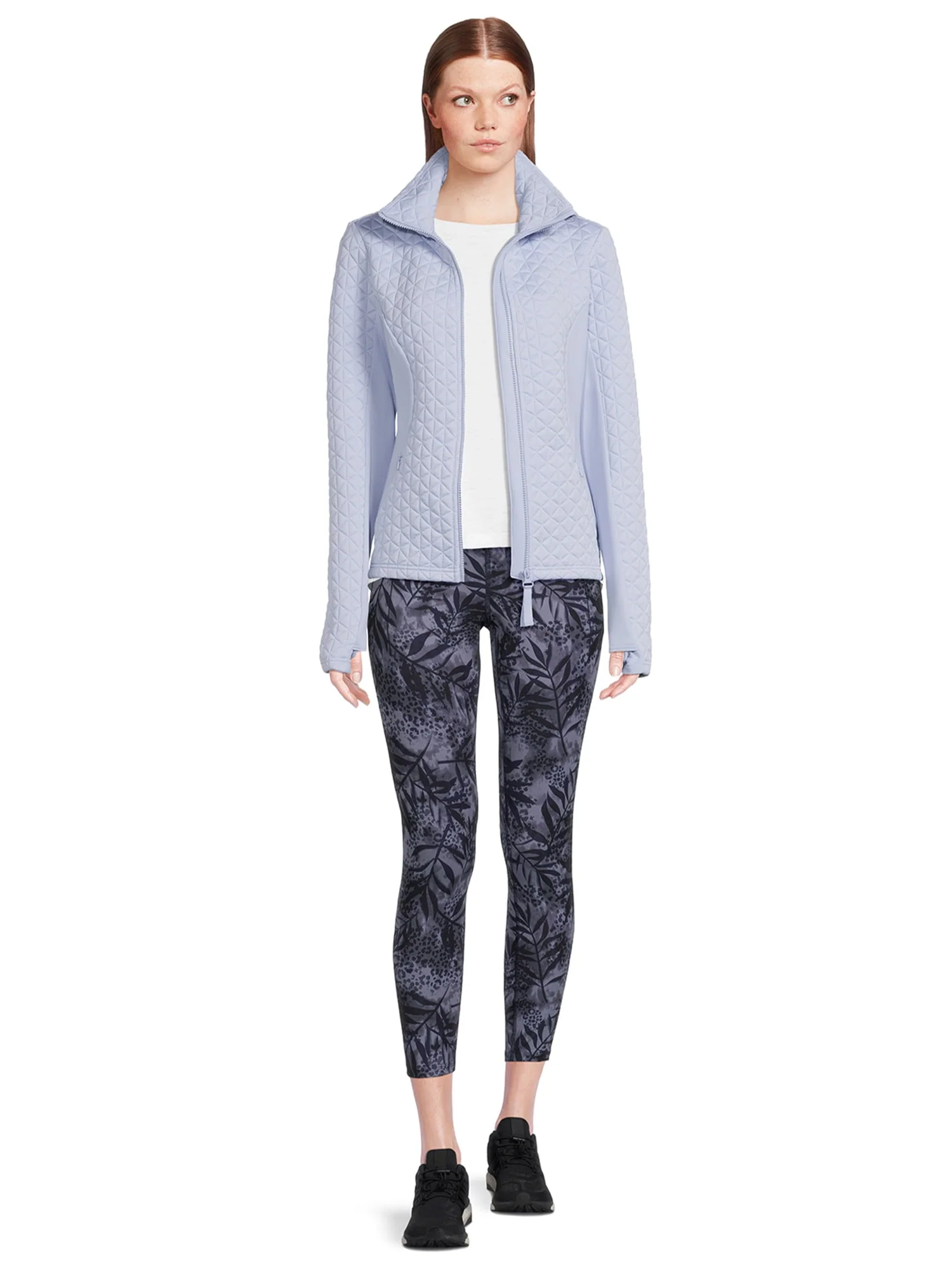 Avia Women's Quilted Jacket With Thumbholes - news-ruruana