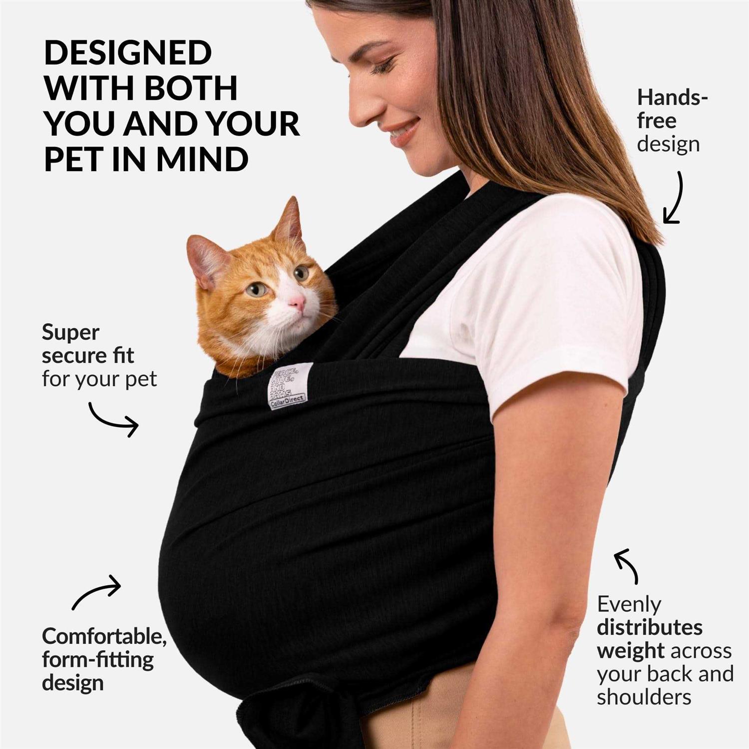 CollarDirect Dog Sling Carrier for Small Dogs Anti-Anxiety Cat Sling
